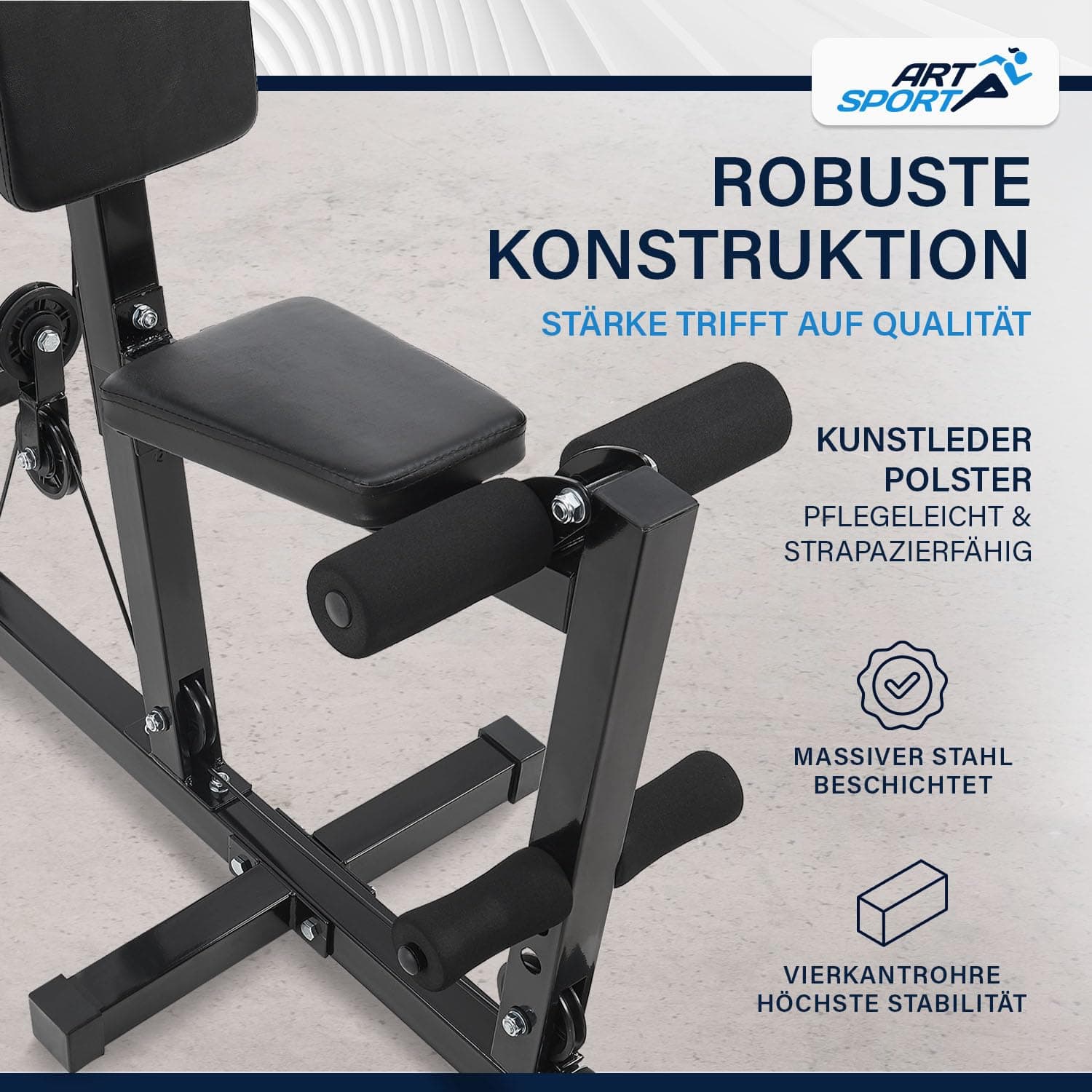 ArtSport Kraftstation ProfiGym 2000 mit Latzug- & – Bild 3