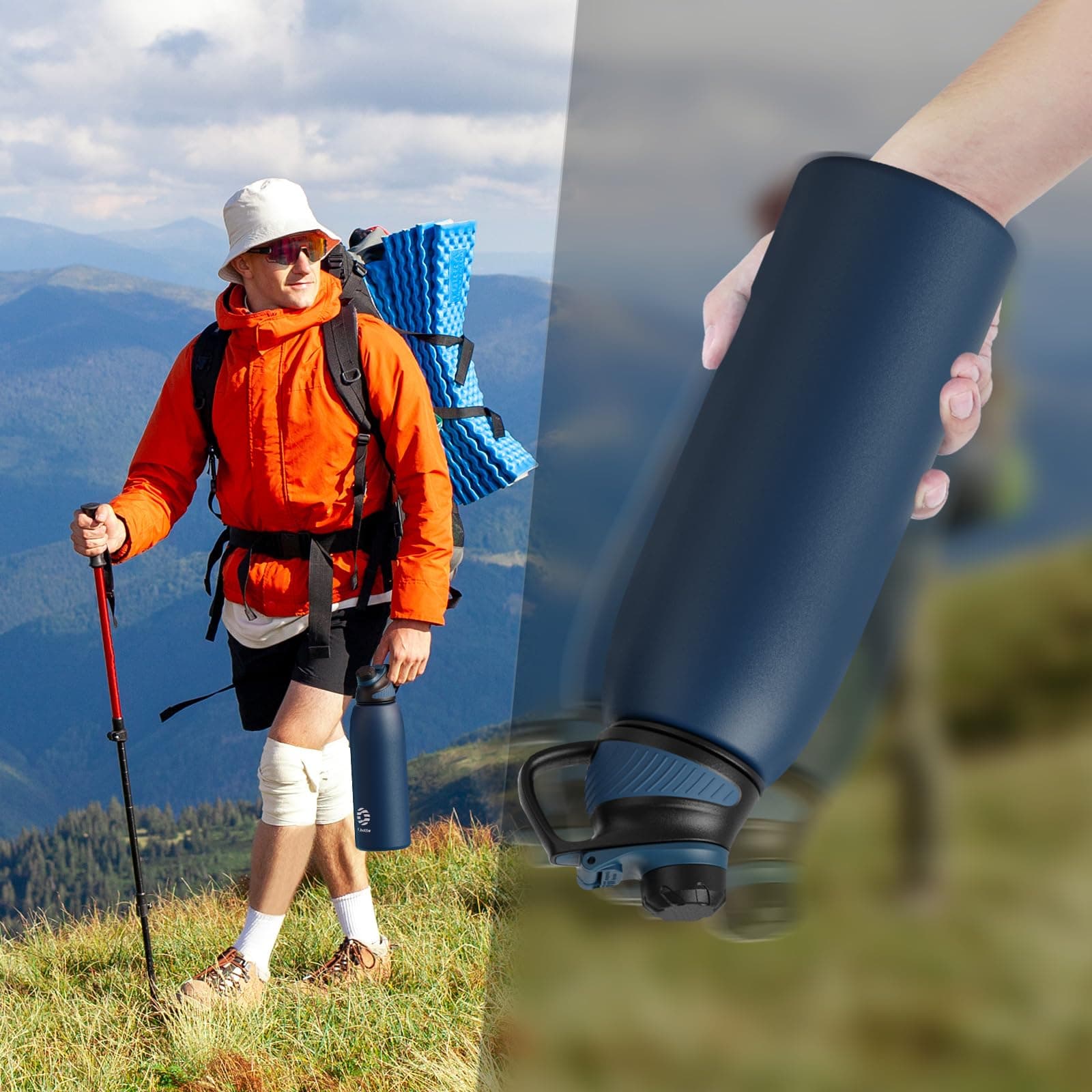 Fjbottle Borraccia Termica con Tappo magnetico 1500ML – Bild 8