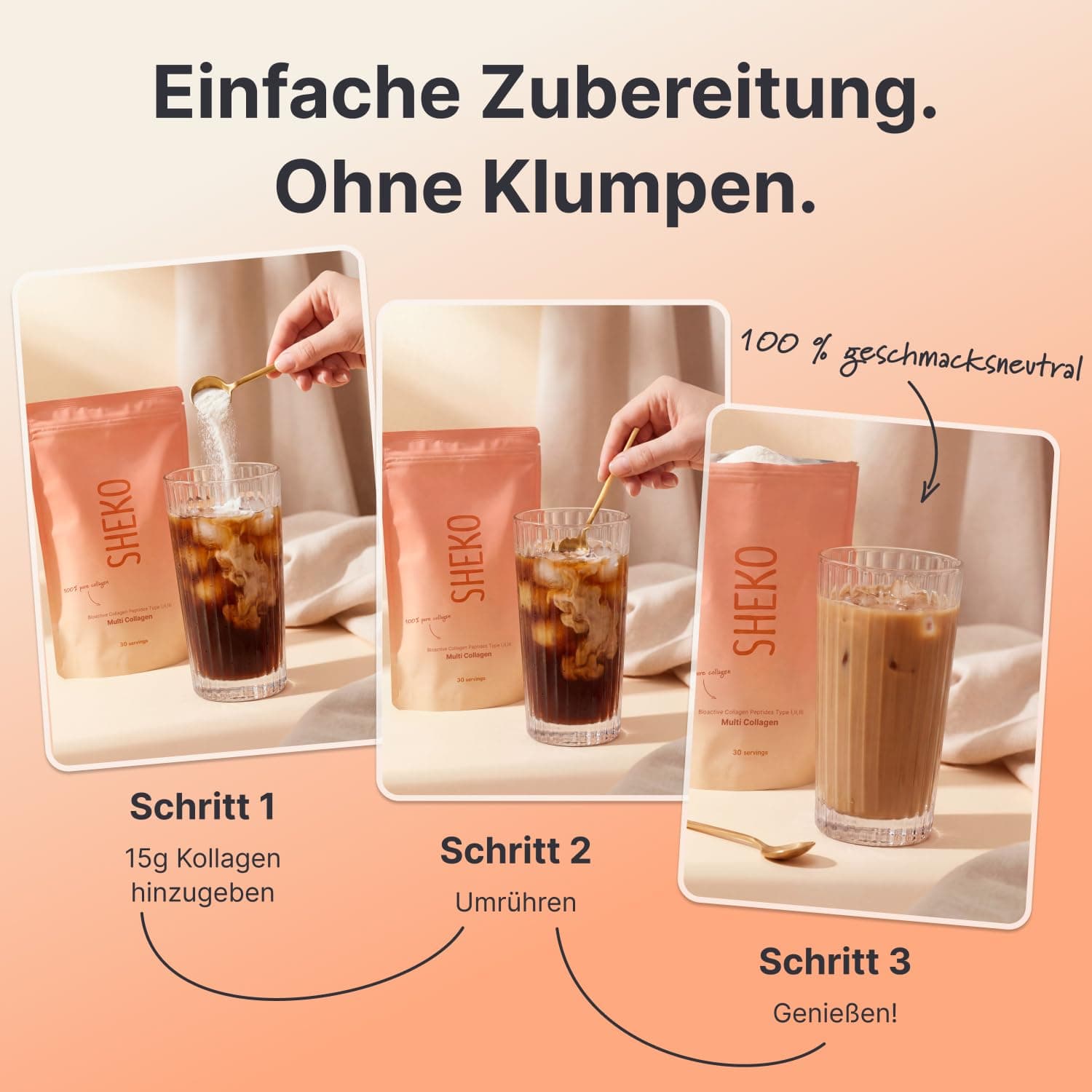 Sheko Premium Kollagen Pulver 450g – Bild 6