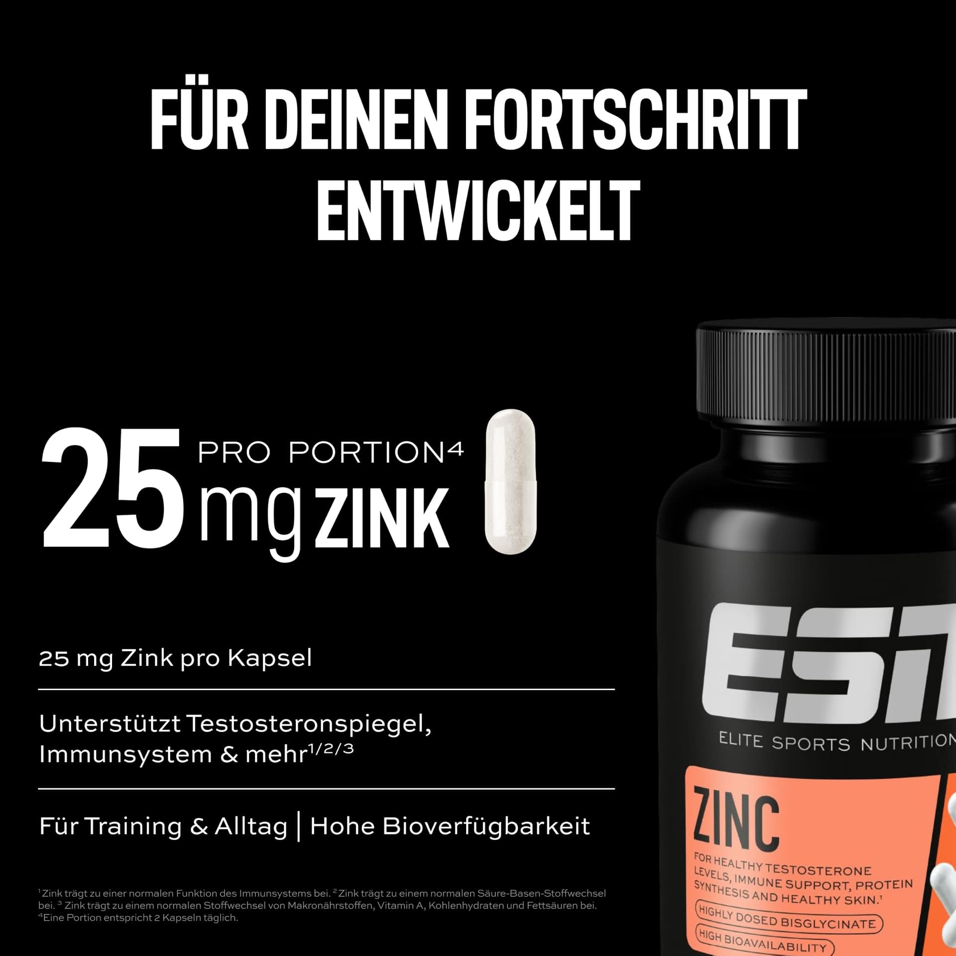 ESN Zinc, 120 Kapseln – Bild 3