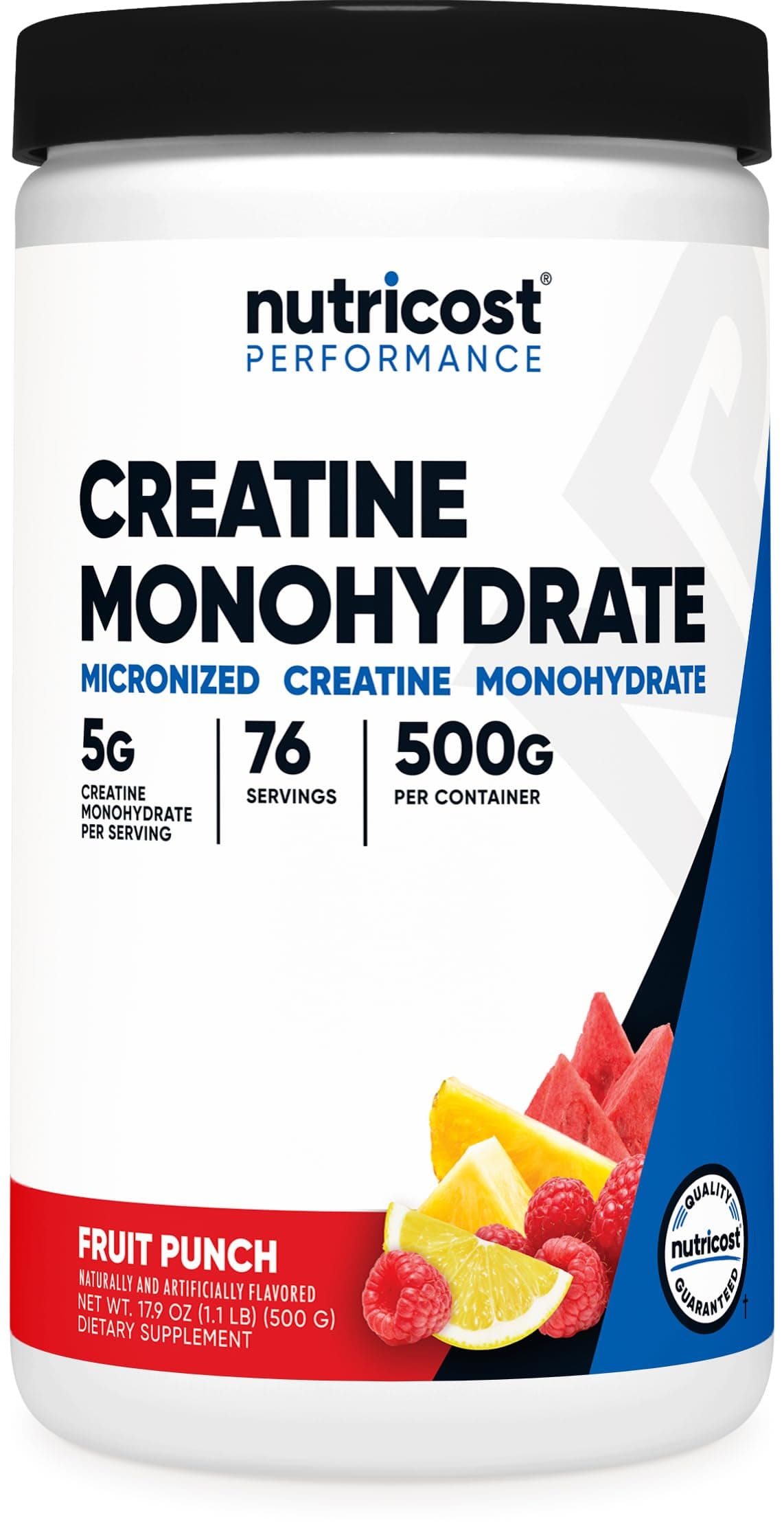 Nutricost Creatine Monohydrate Powder (Fruit Punch