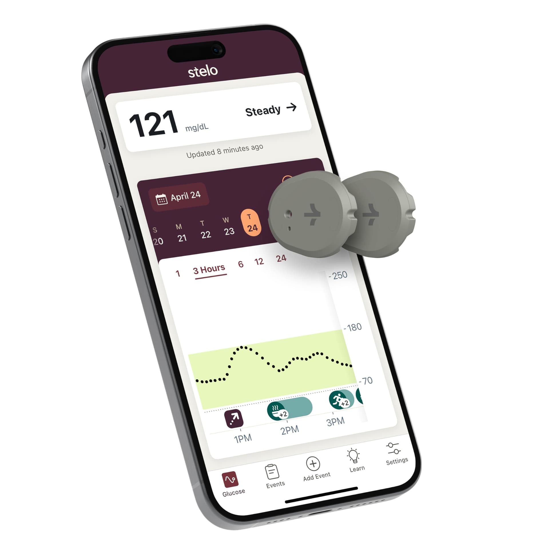 Stelo Glucose Biosensor & App by Dexcom