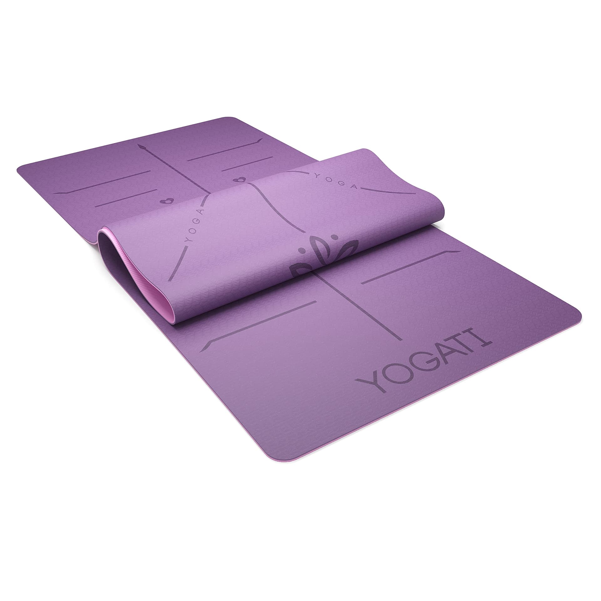 YOGATI Yogamatte rutschfest Schadstofffrei – Bild 3