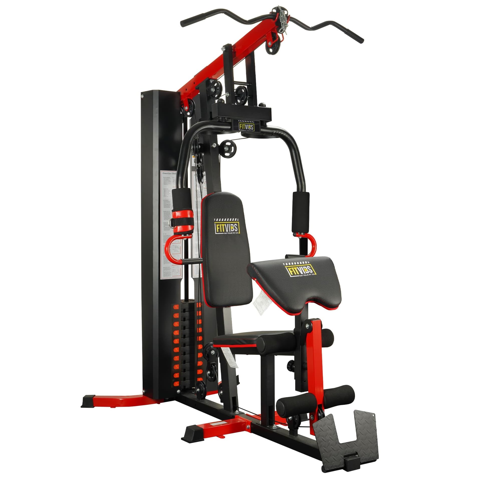 Fitvids Multifunctional Home Gym Equipment with 122.5 lbs