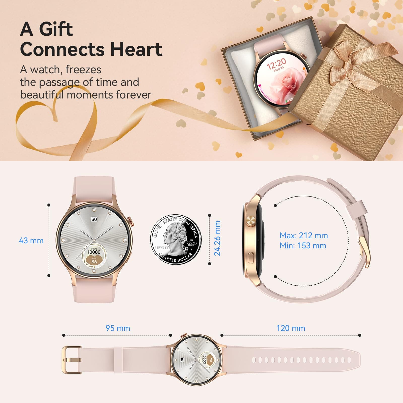 aeac Smart Watch for Women – Bild 6
