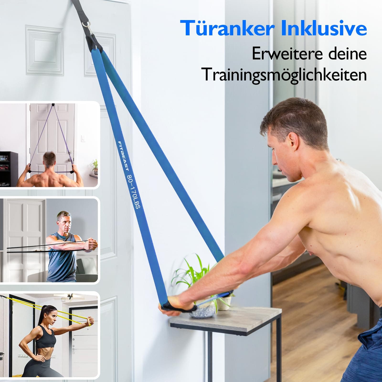 FitBeast Widerstandsbänder Set – Bild 6