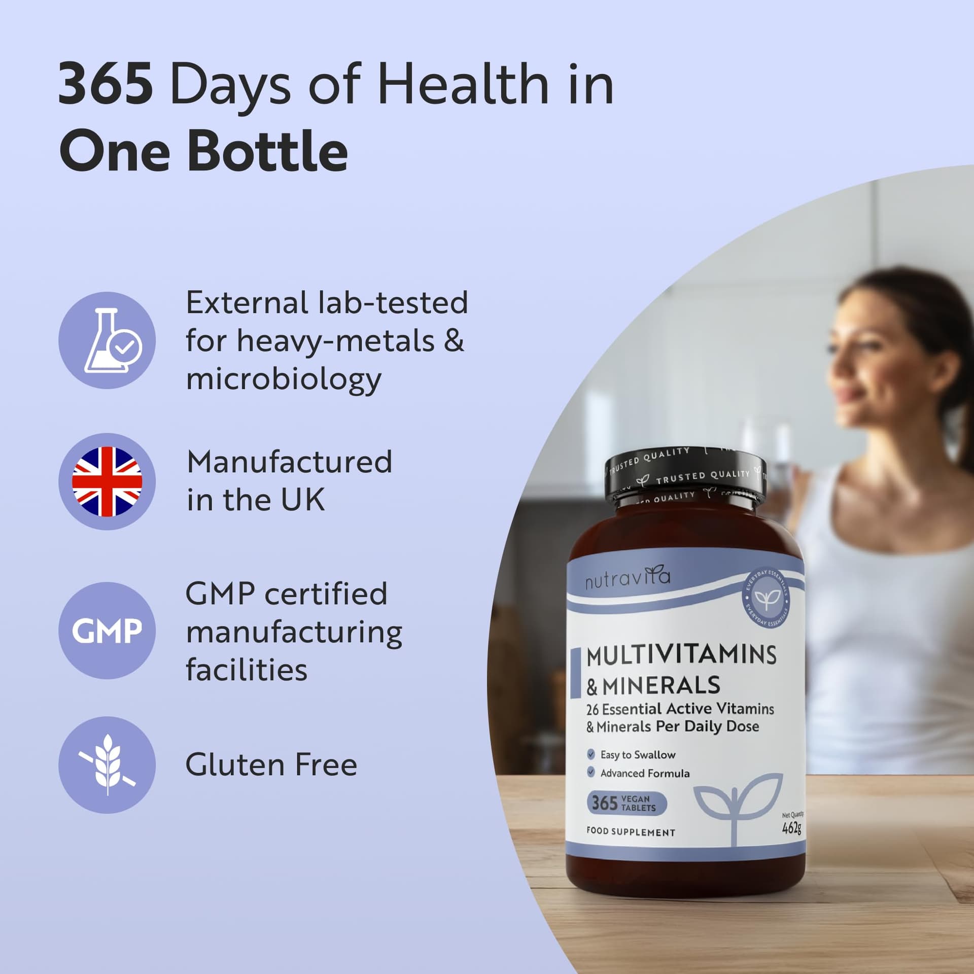Nutravita Multivitamins & Minerals – Bild 3