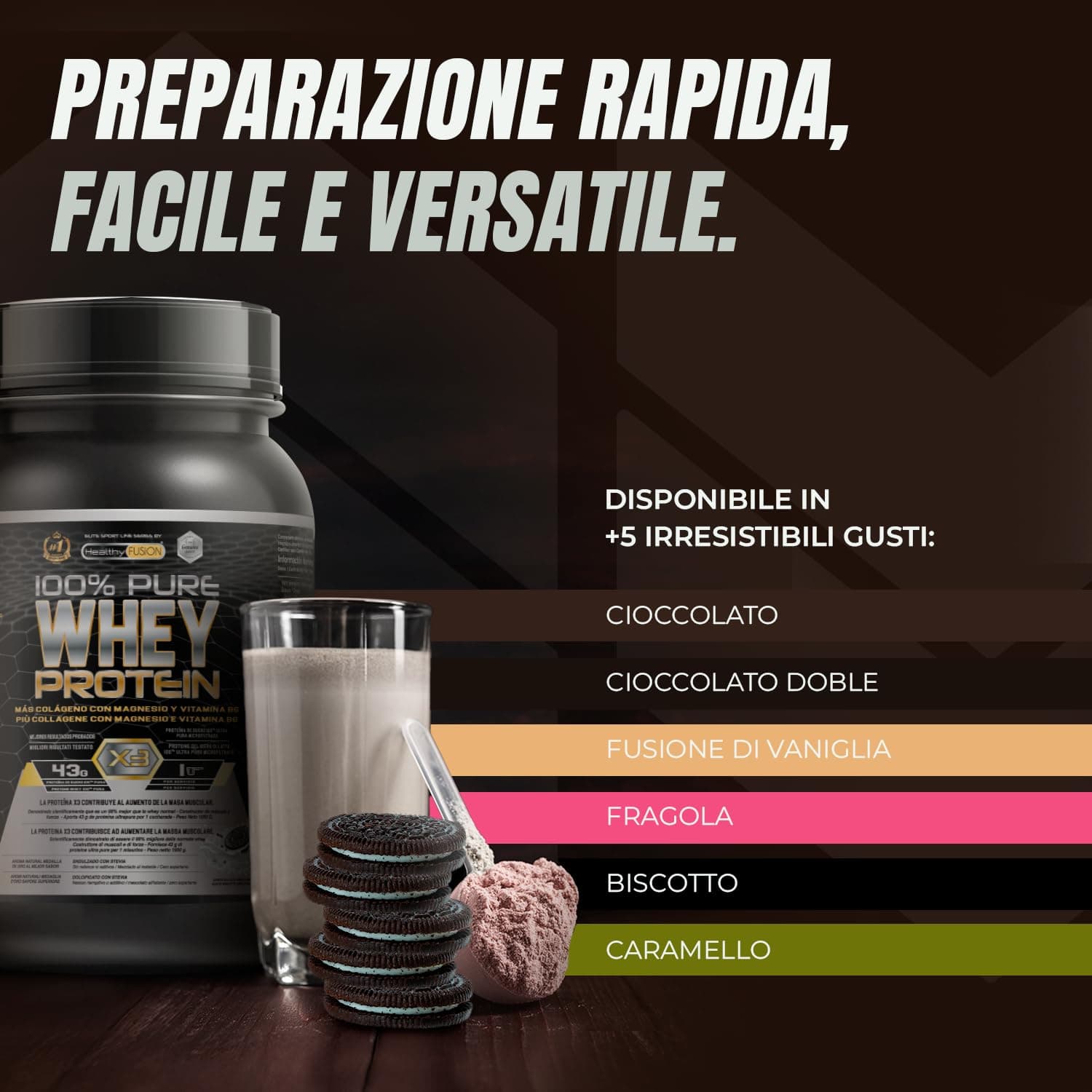 Healthy Fusion Whey Protein – Bild 5