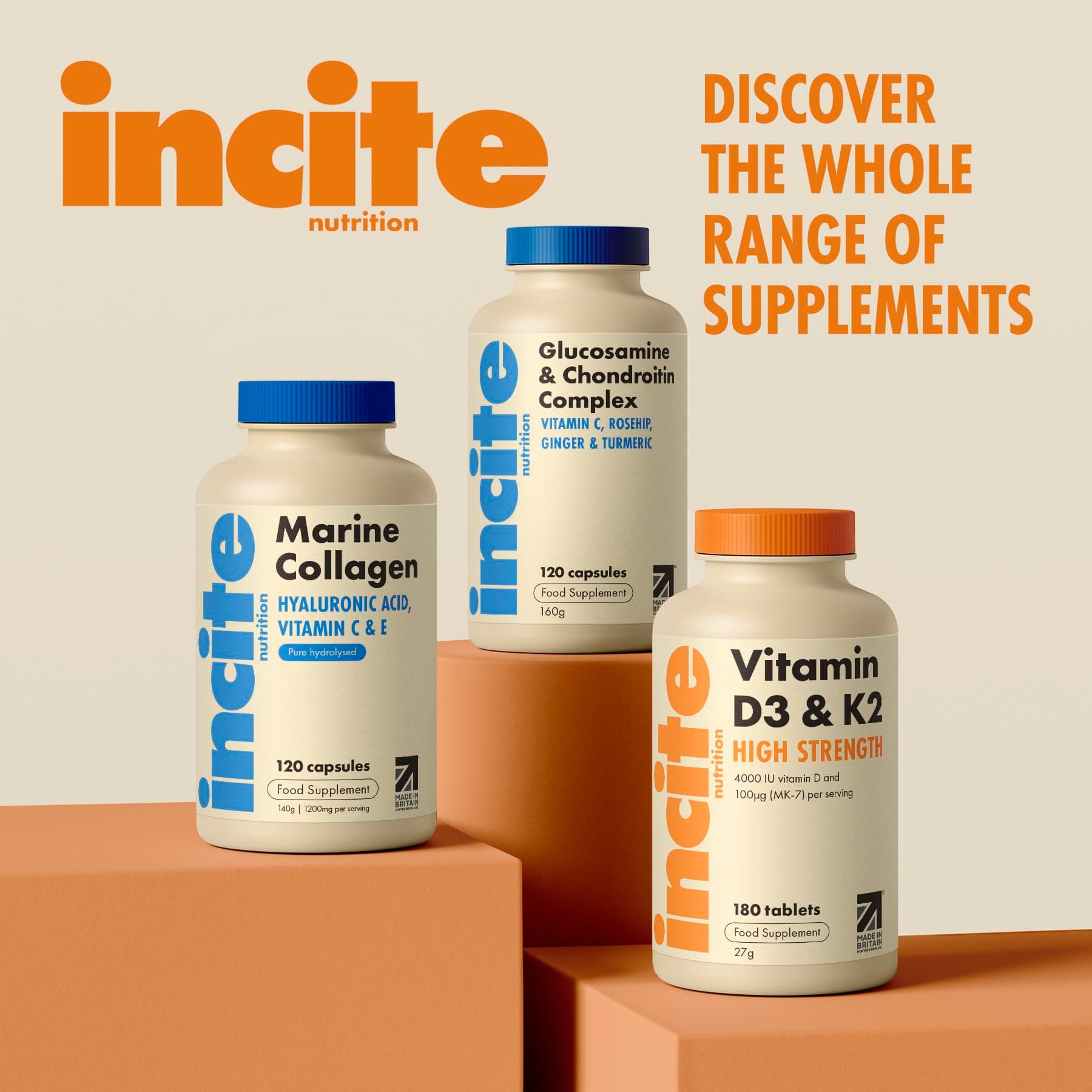 Incite Nutrition Vitamin D3 K2 (MK7) 100ug - 6 Month’s Supply - High Strength 180 Tablets – Bild 8