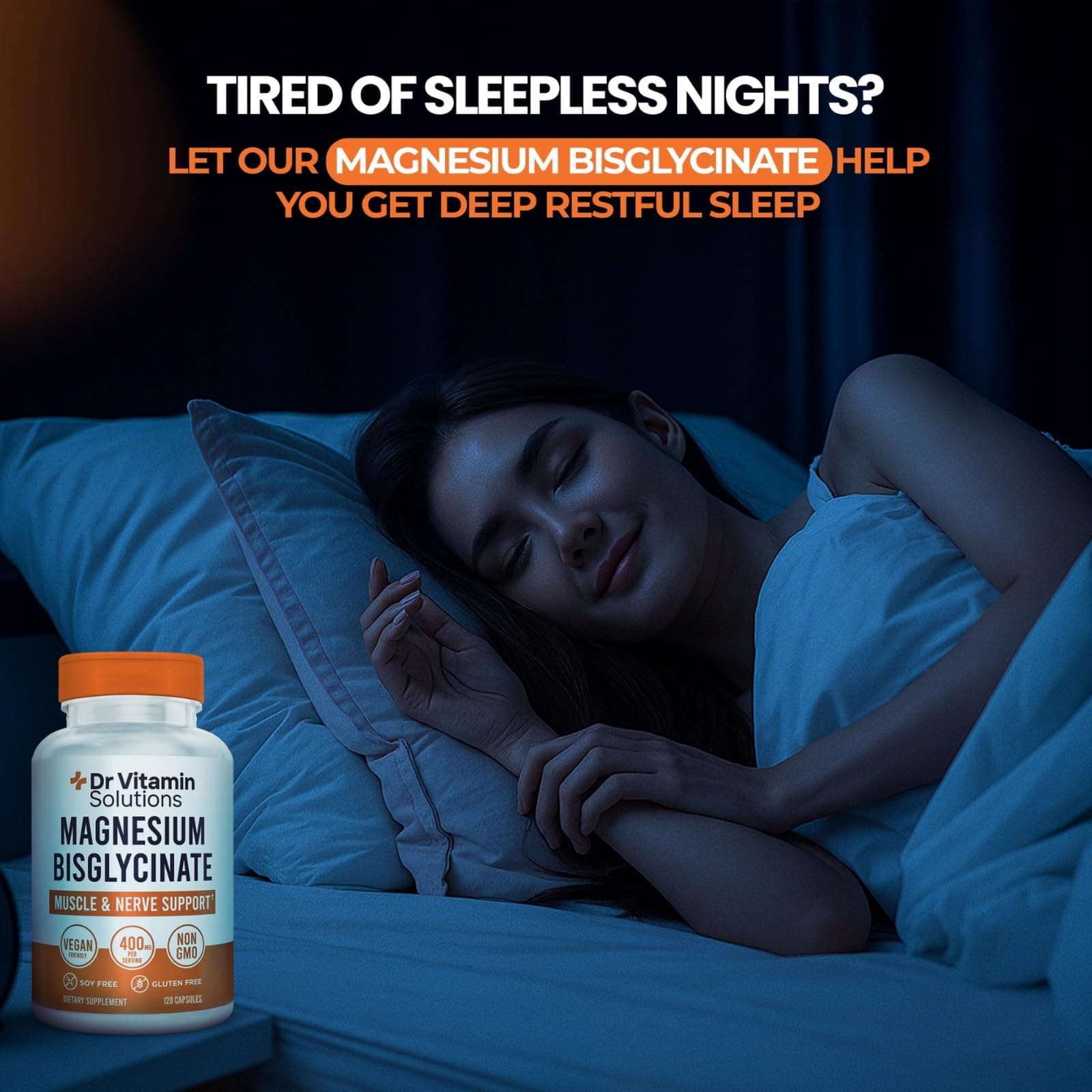 DR VITAMIN SOLUTIONS Magnesium Glycinate 400mg (Buffered Magnesium Bisglycinate – Bild 6
