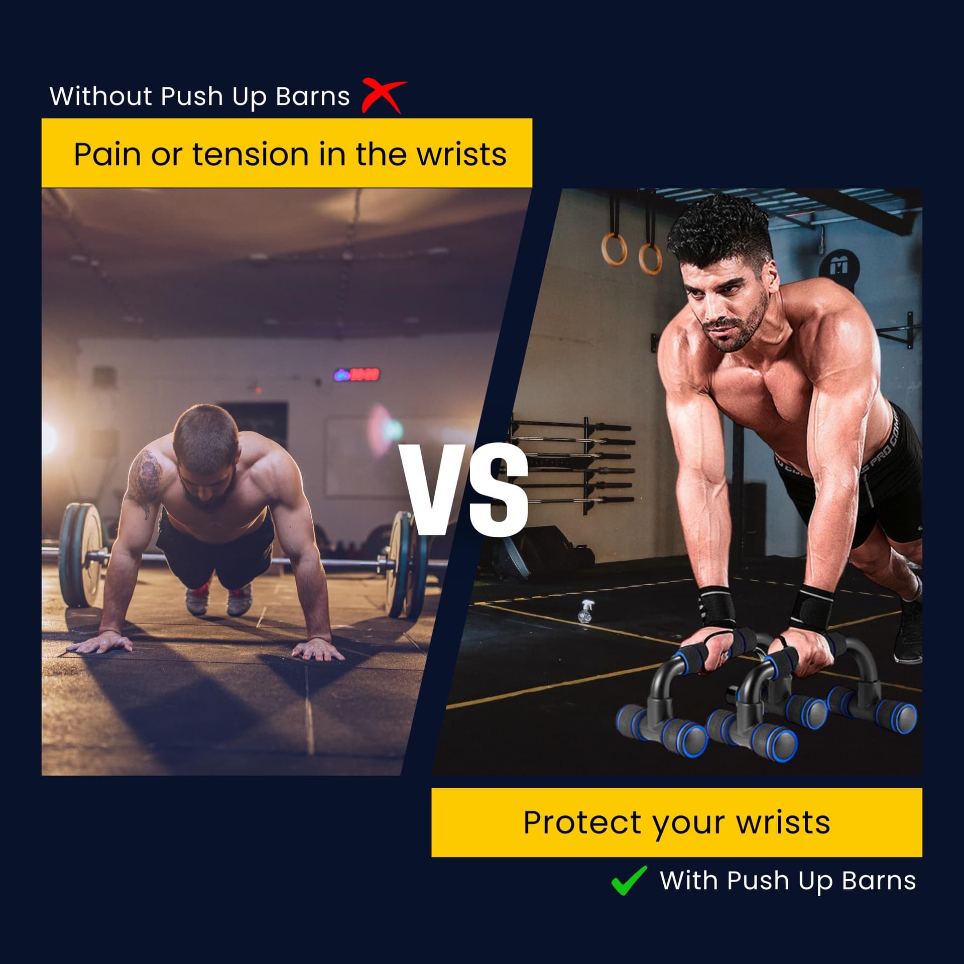 MAGIC SELECT Barre Parallele per Flessioni. Maniglie Push Up Antiscivolo – Bild 6