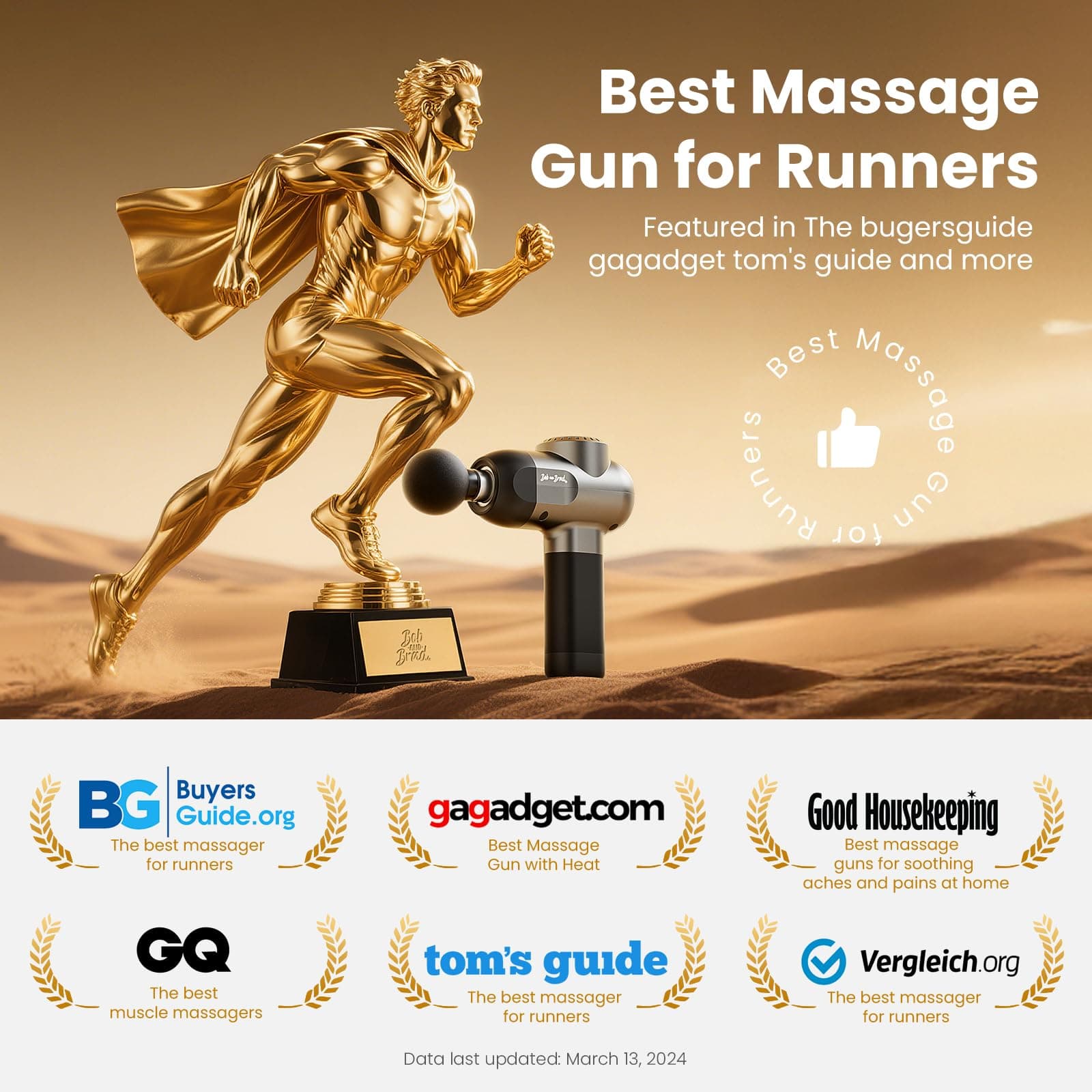 BOB AND BRAD C2 Massage Gun – Bild 6