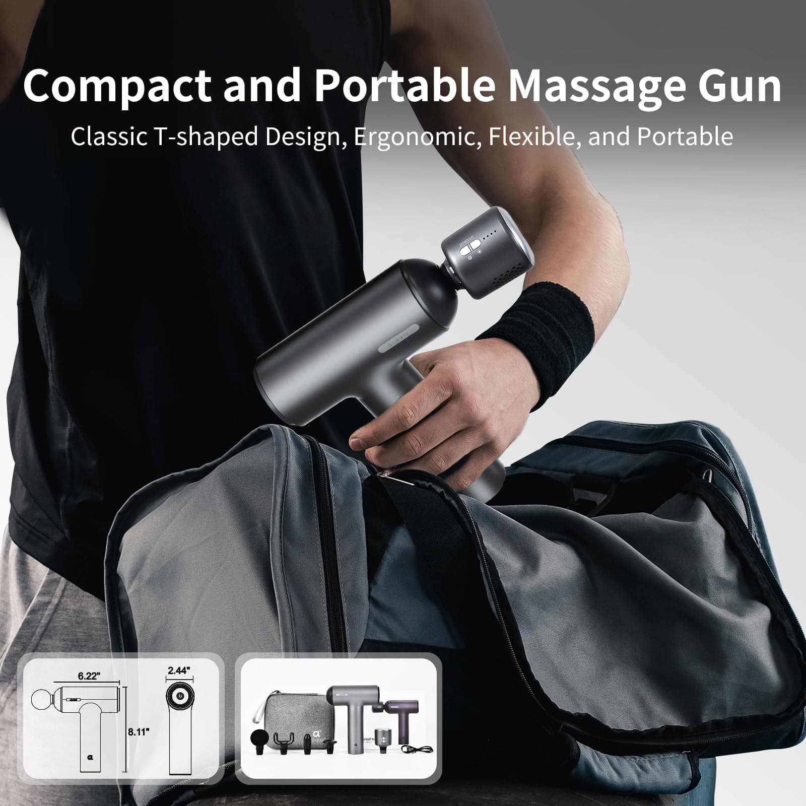 arboleaf Pistola de Masaje Muscular Calor y frío – Bild 6