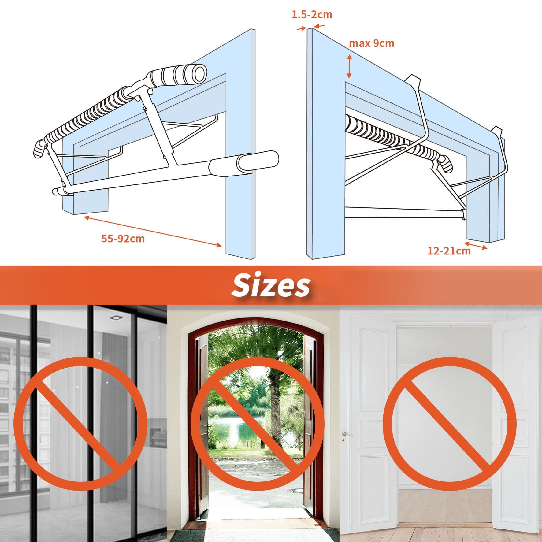 DH FitLife Barra per Trazioni da Porta – Bild 4