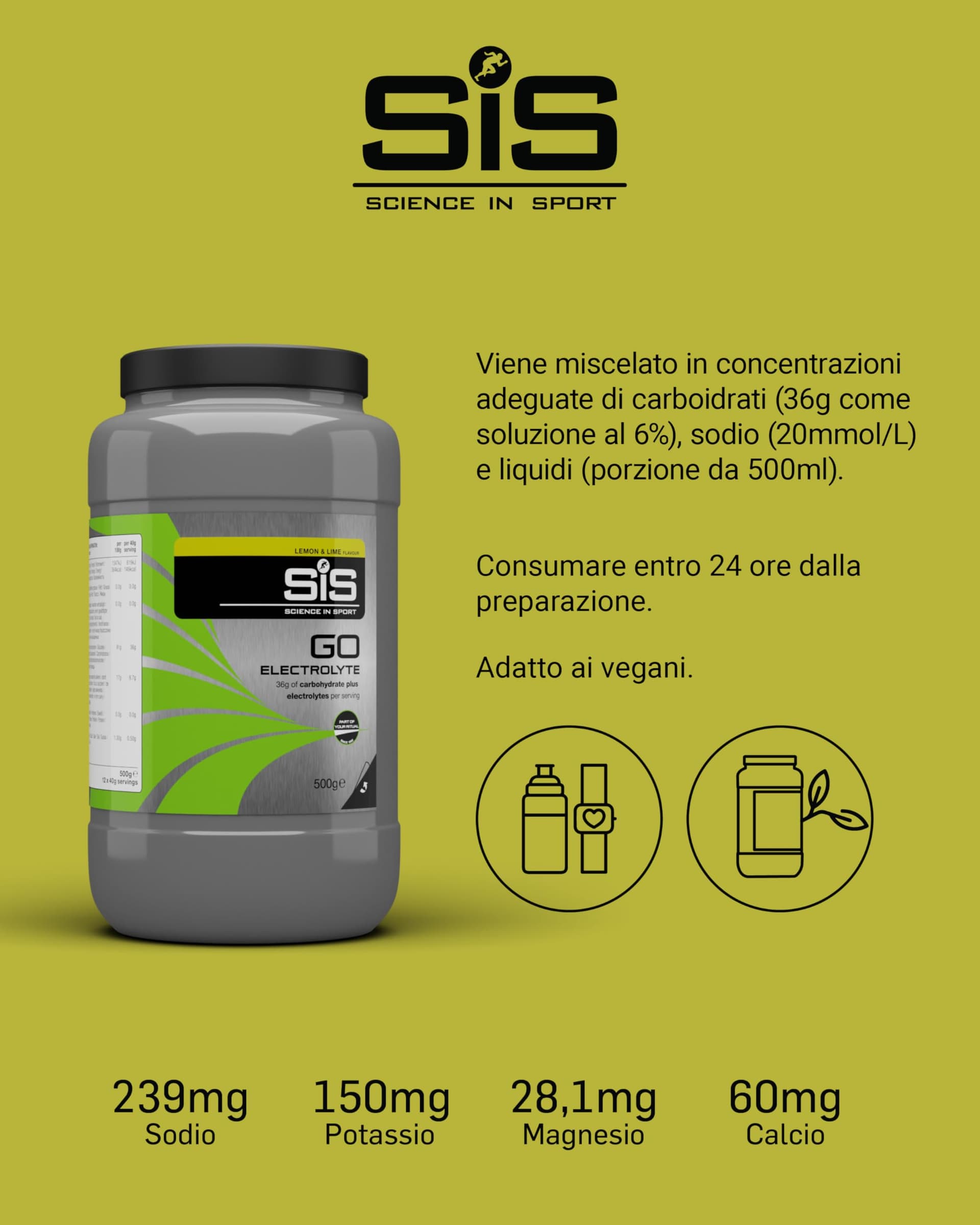 Science In Sport Sis Science in Sport GO Elettroliti in polvere 500g – Bild 4