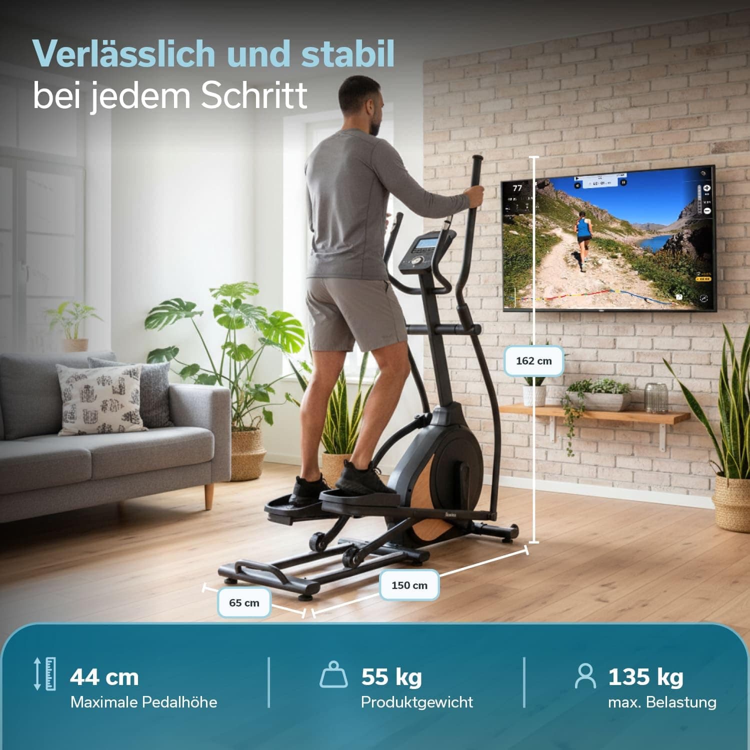 Skandika Crosstrainer Carbon P18 – Bild 7