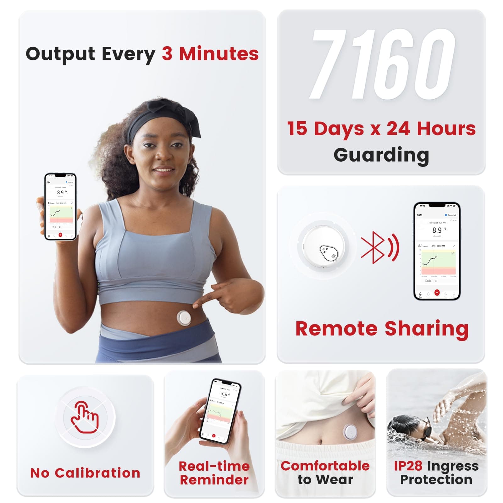 sinocare iCan Continuous Glucose Monitoring System – Bild 3