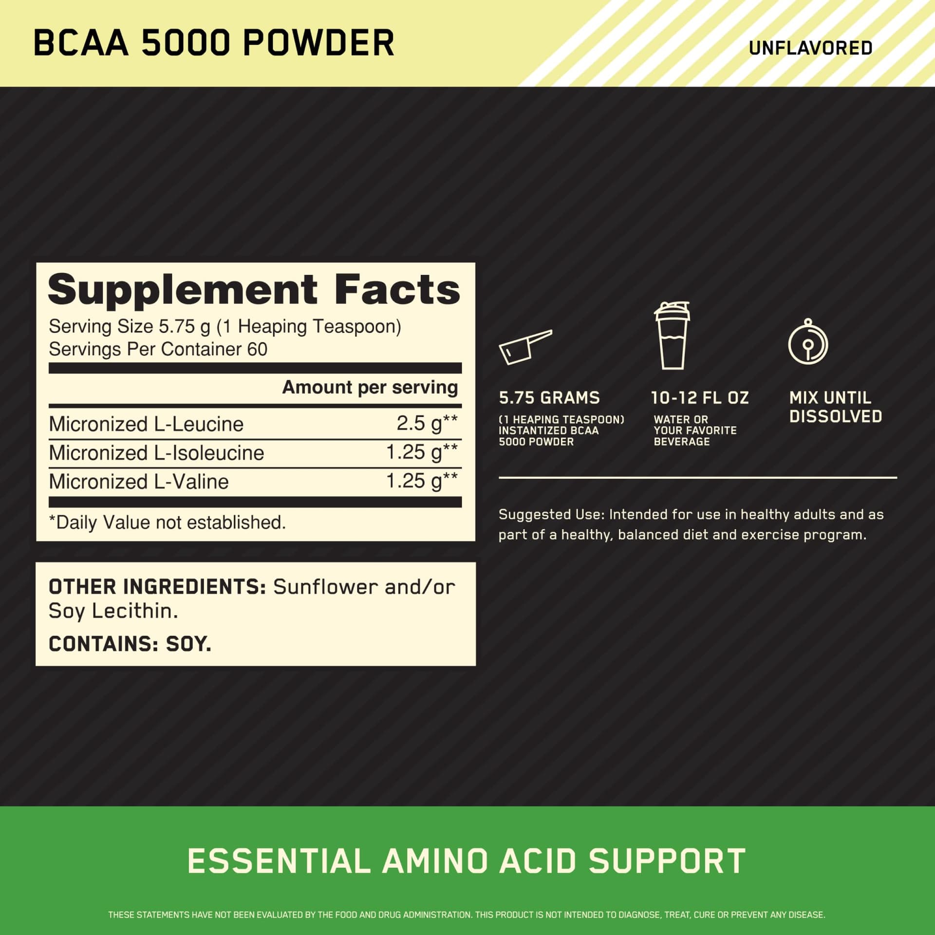 Optimum Nutrition Instantized BCAA Powder – Bild 2