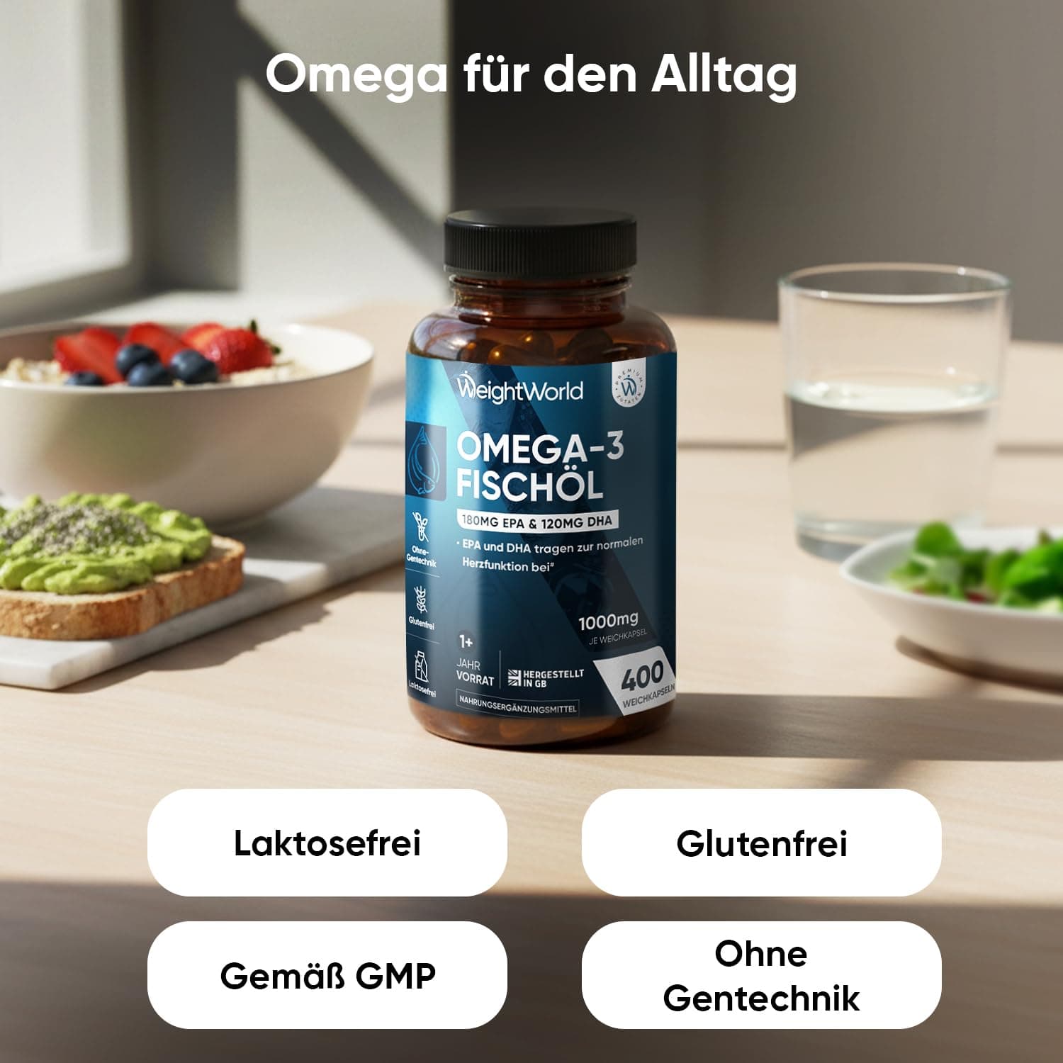 WeightWorld Omega 3 Kapseln – Bild 2