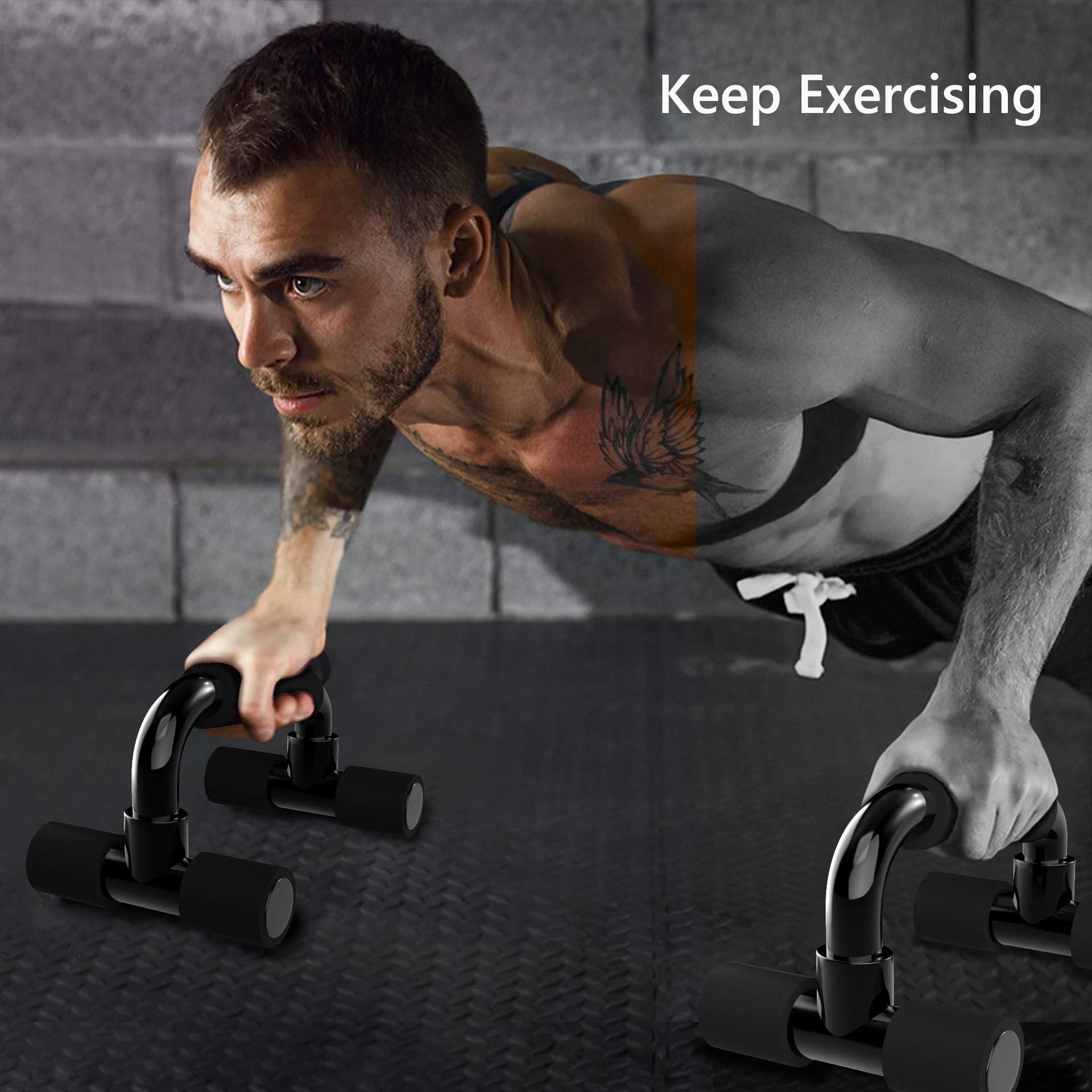 Readaeer Liegestützgriffe Push Up Stand Bars Liegestütze – Bild 7