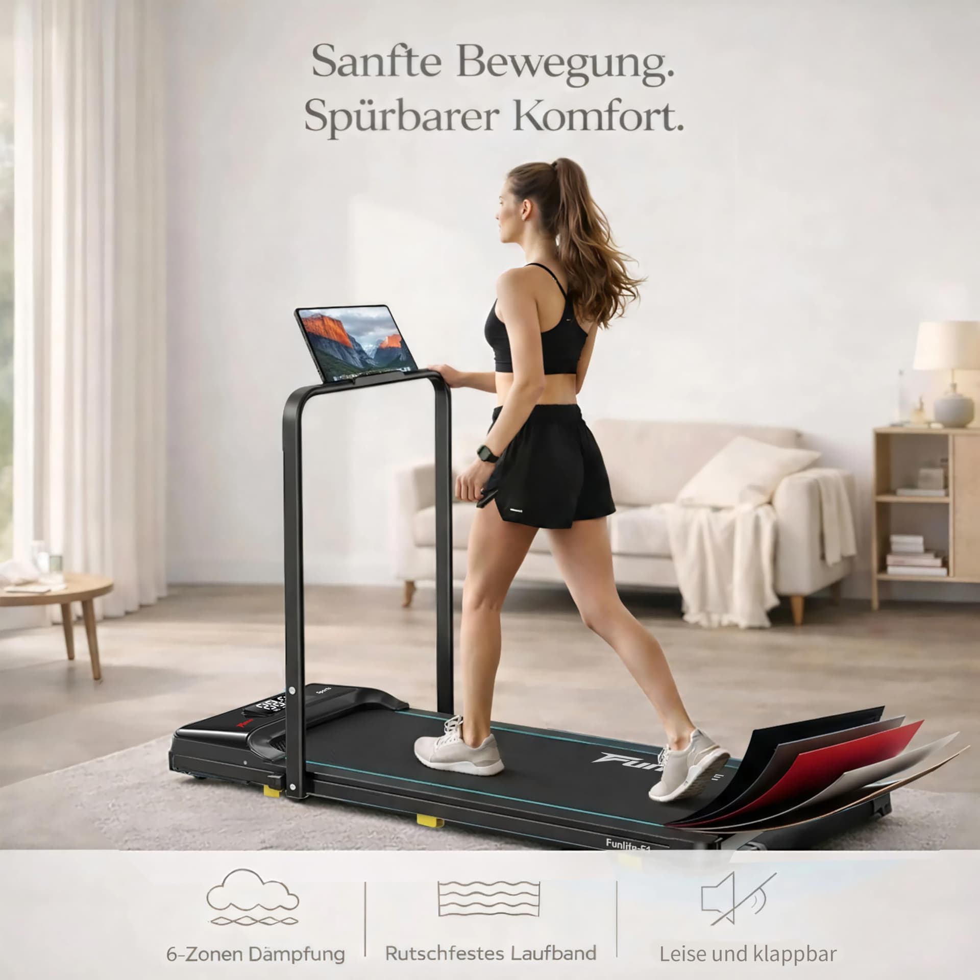 FunLife F1 Laufband für Zuhause klappbar – Bild 3