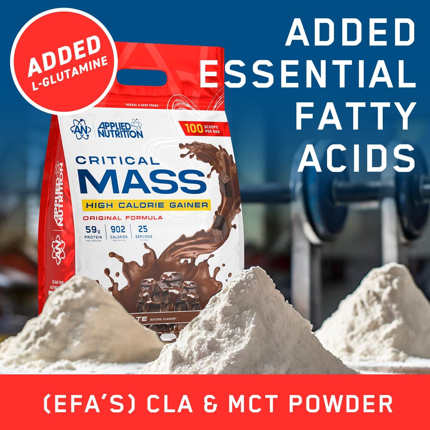 Applied Nutrition Critical Mass Gainer Protéiné, Saveur Chocolat, 6 kg – Bild 4