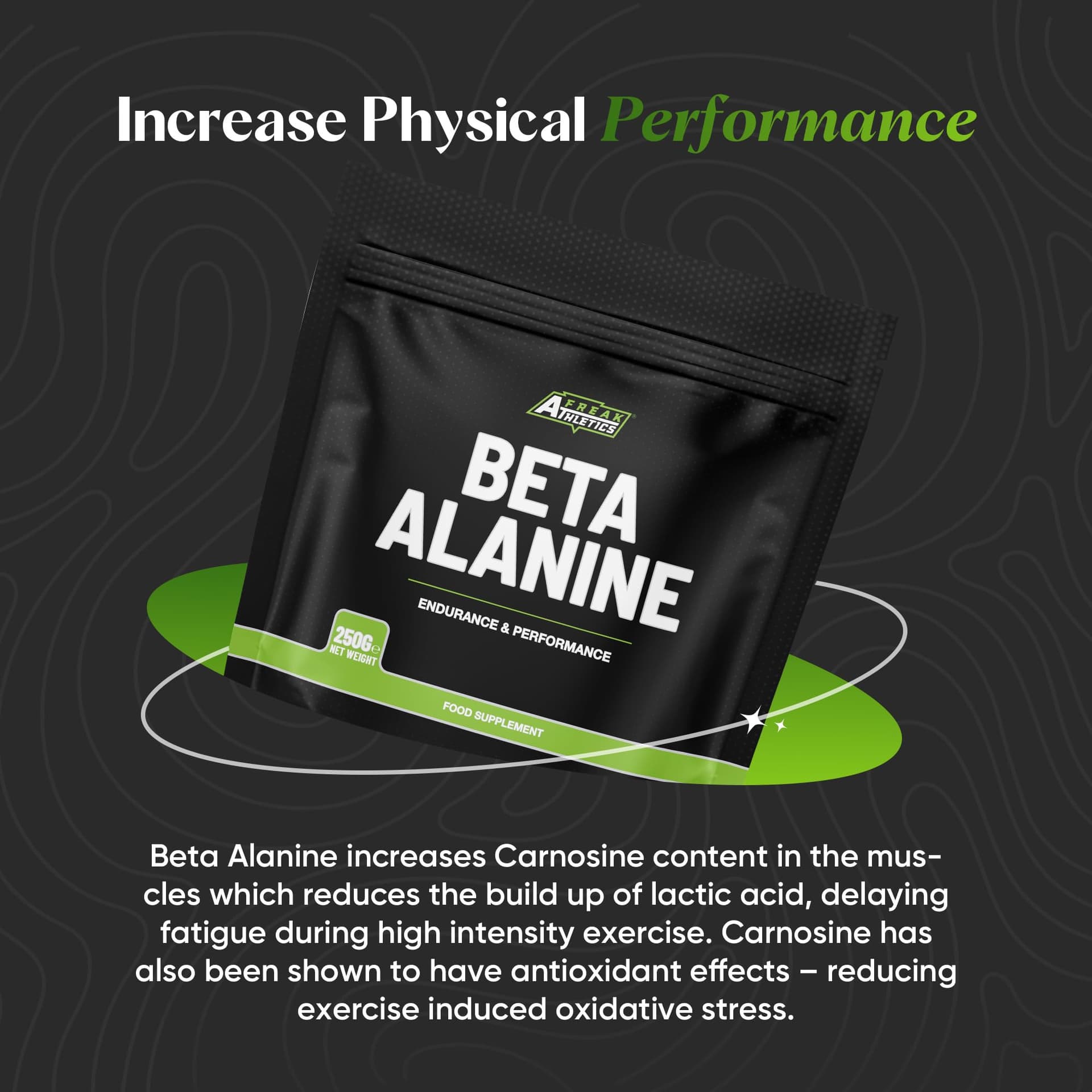 Freak Athletics Beta Alanine Powder 250g – Bild 5
