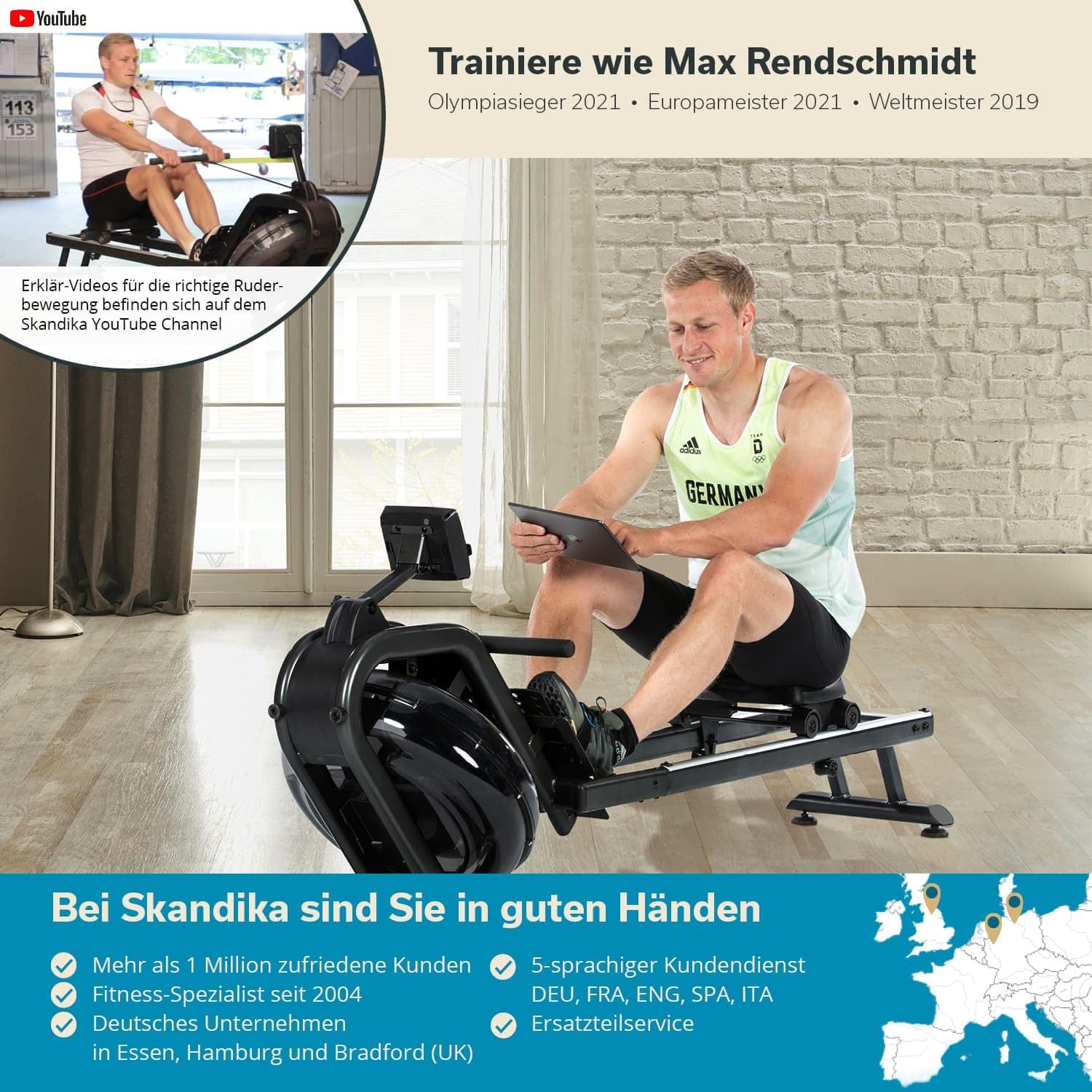 Skandika Wasserrudergerät Nemo IV – Bild 7