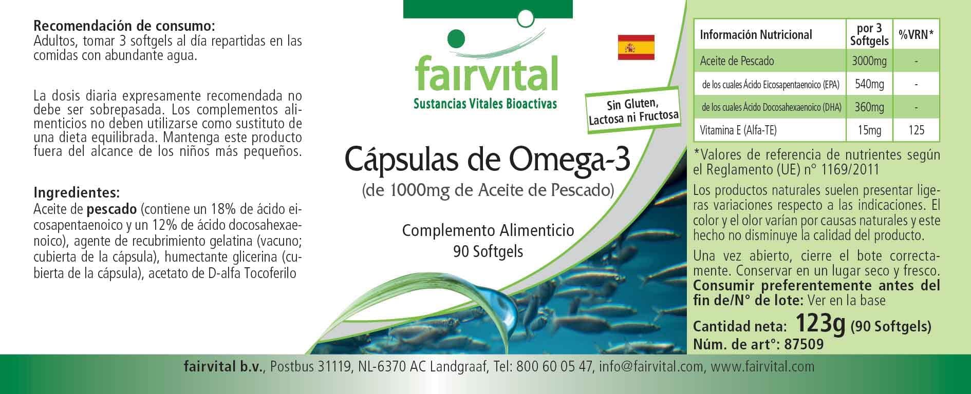 fairvital Omega-3-capsules van 1000mg – Bild 5