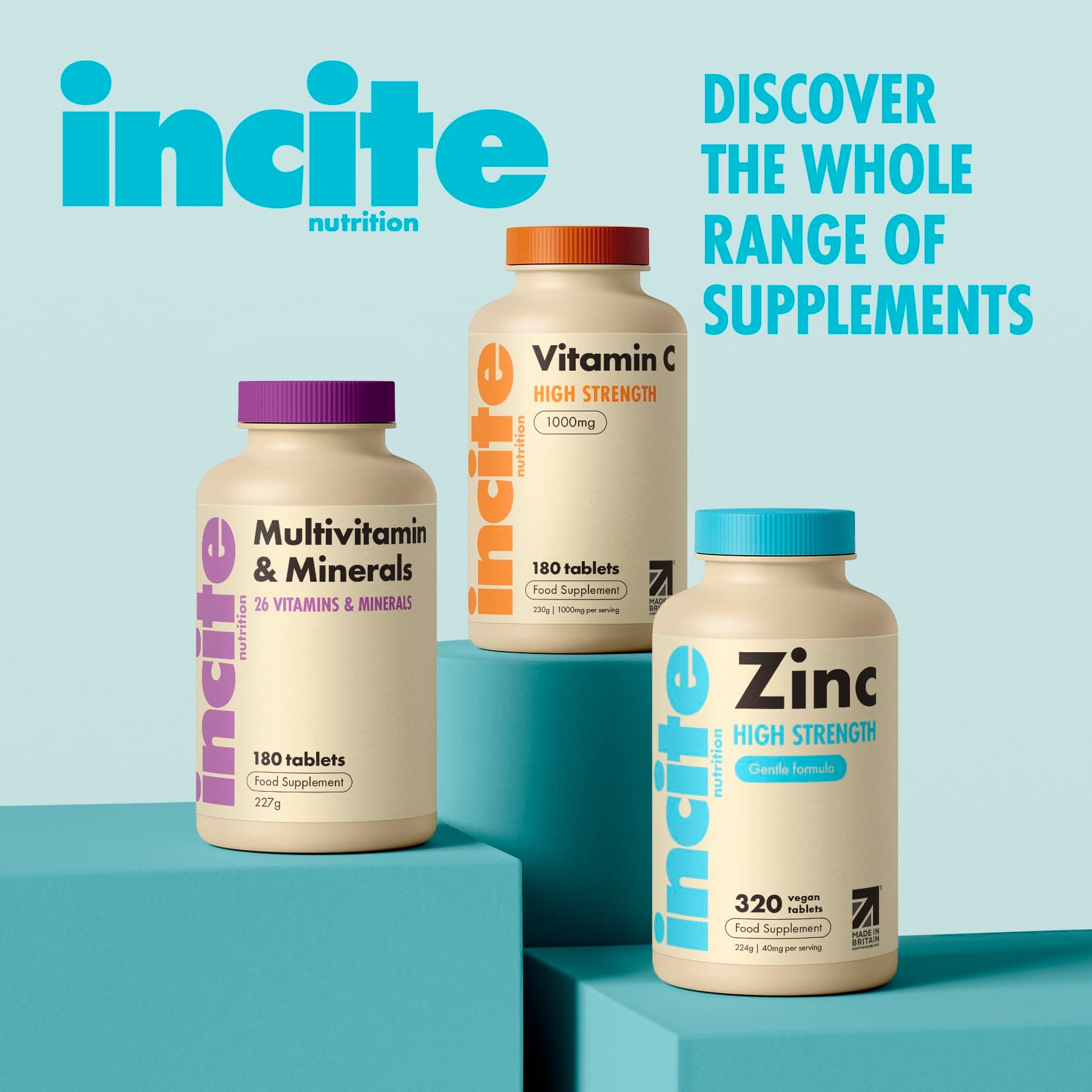 Incite Nutrition Zinc 40mg – Bild 8