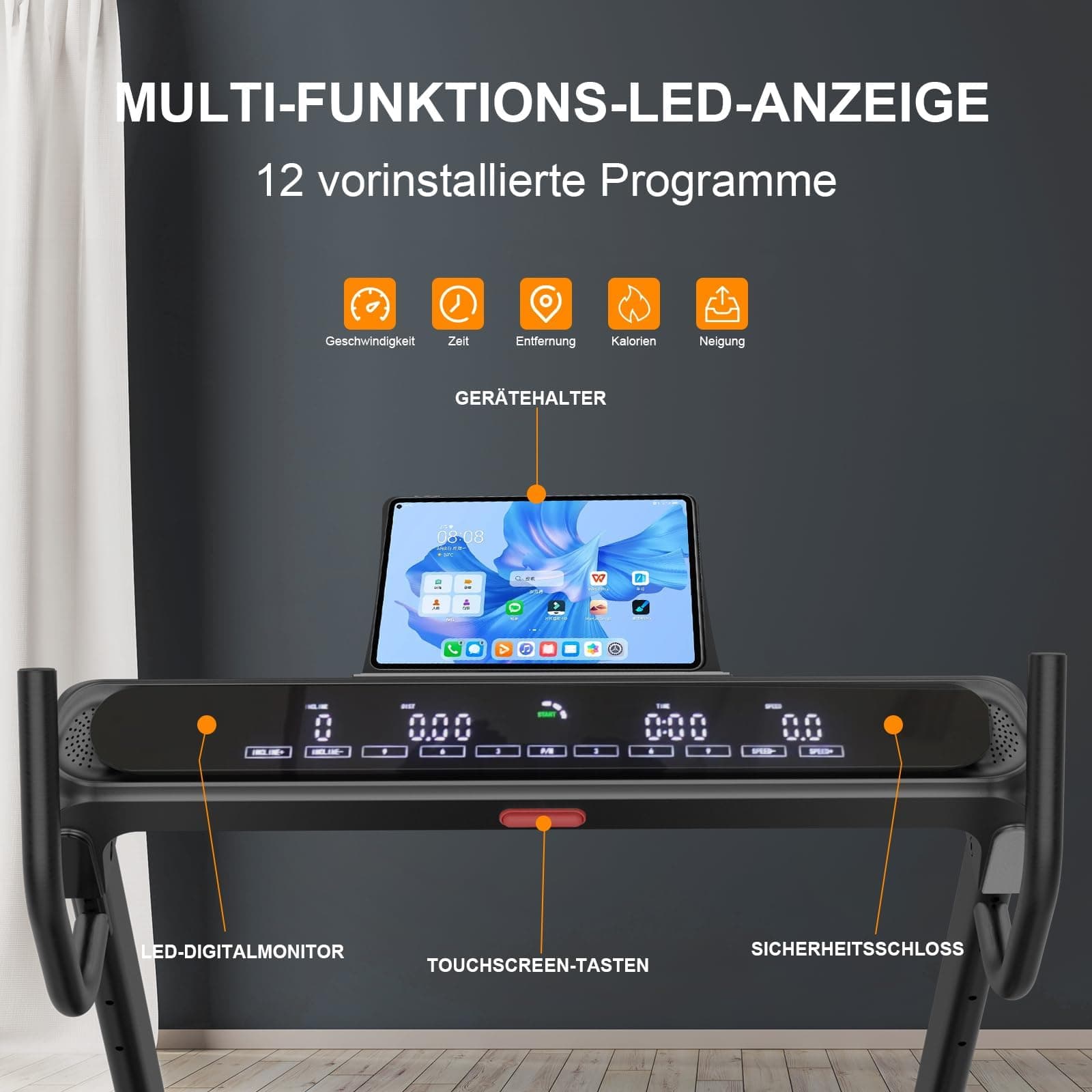 Decorcn Laufband für Zuhause – Bild 3