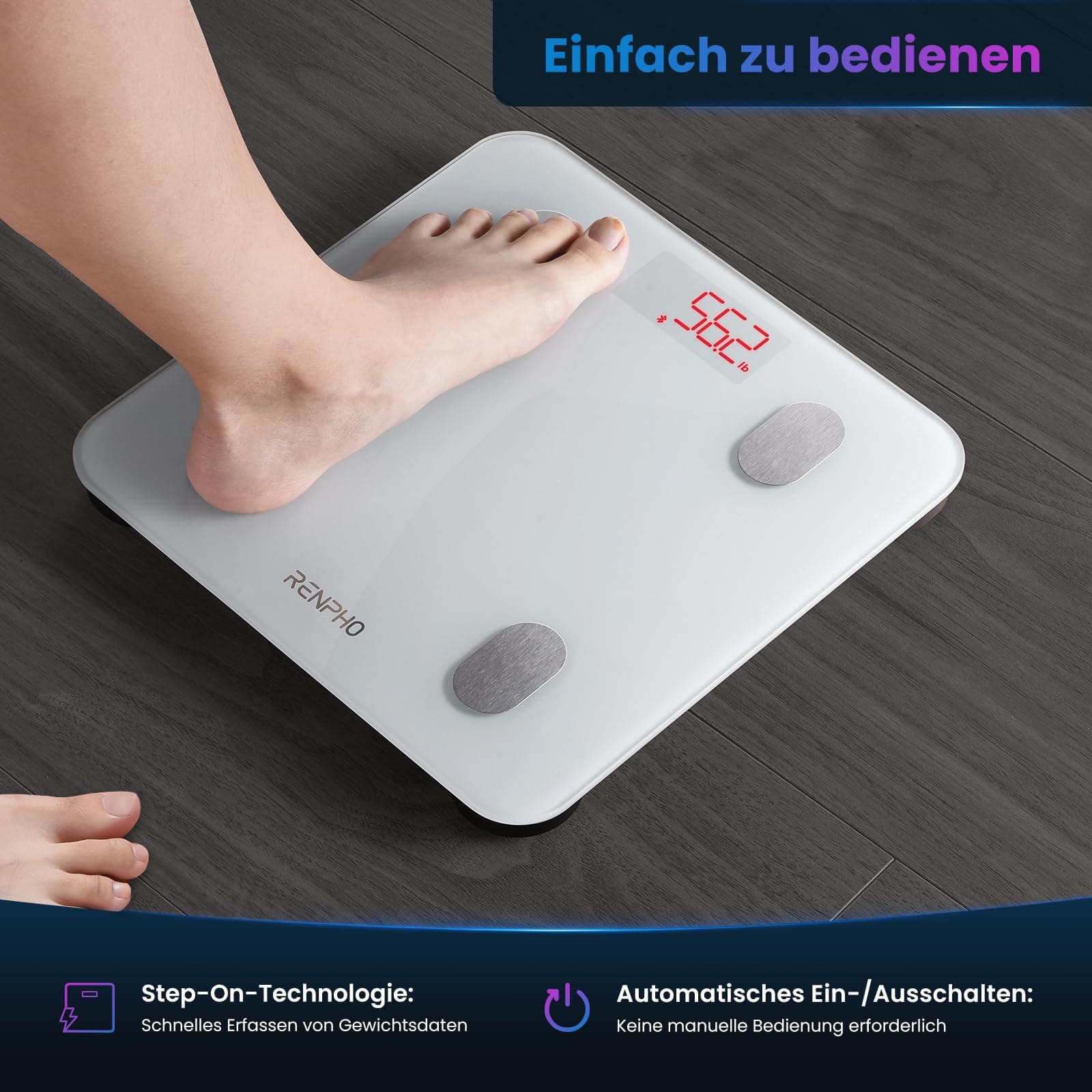 RENPHO Personenwaage Digital – Bild 2
