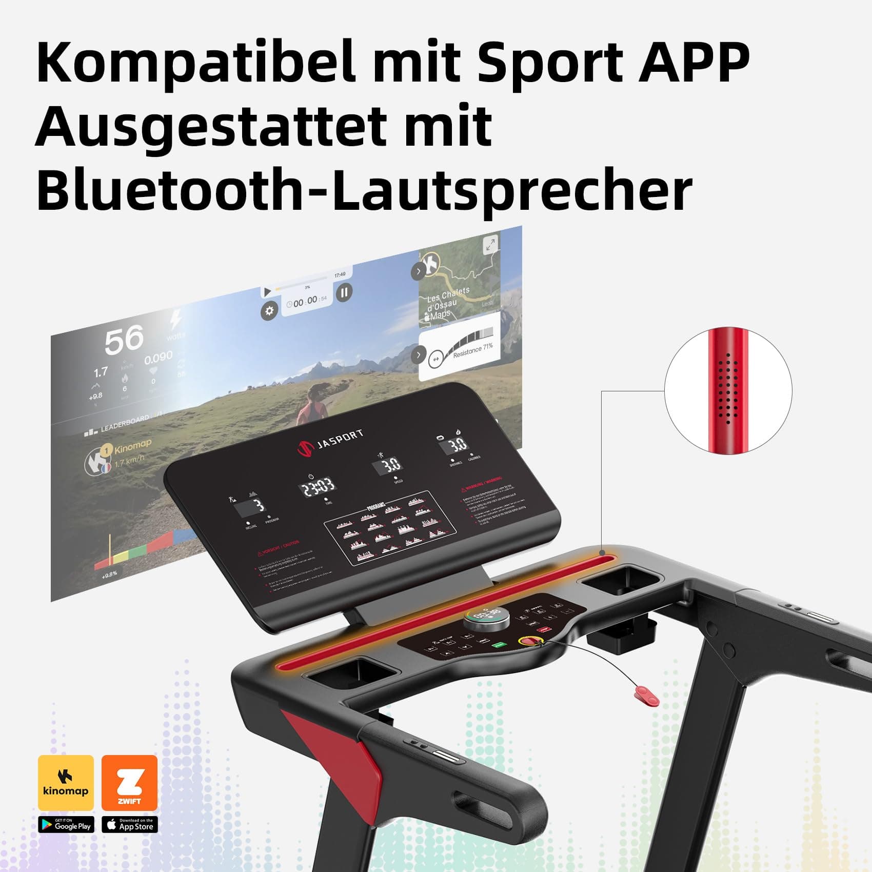 JASPORT Treadmill L3 Laufband für Zuhause klappbar – Bild 5