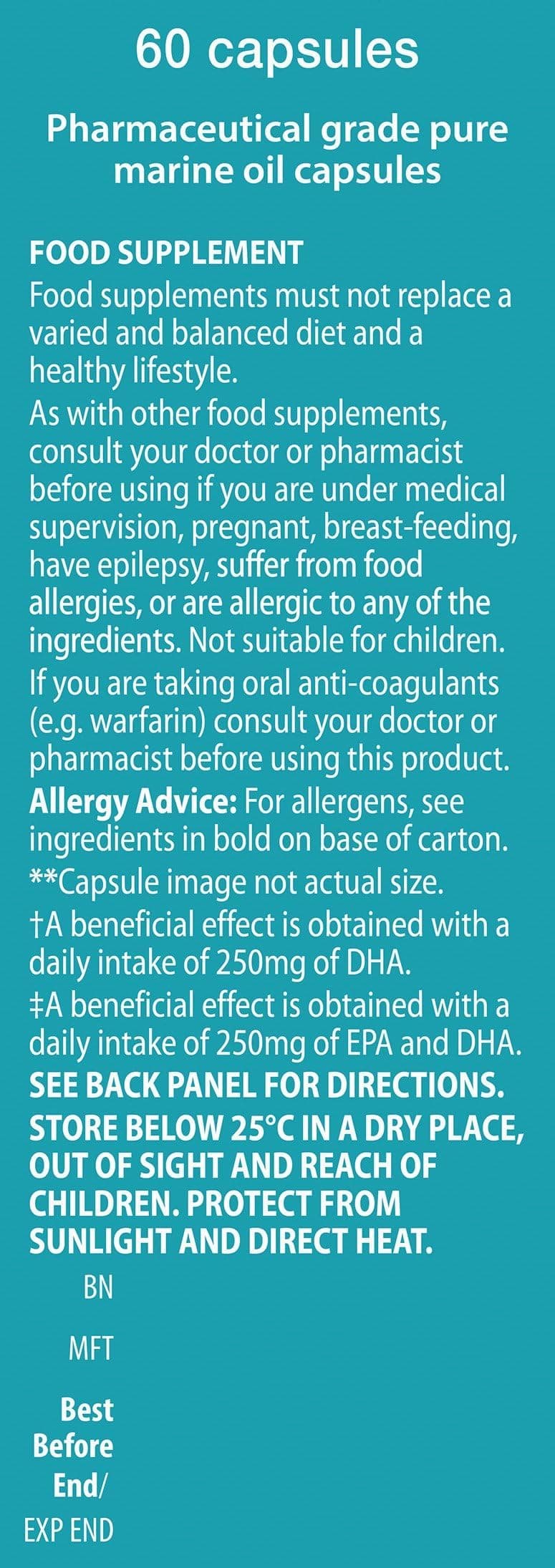 Vitabiotics Ultra Omega-3 Fish Oils Capsules with DHA EPA – Bild 3