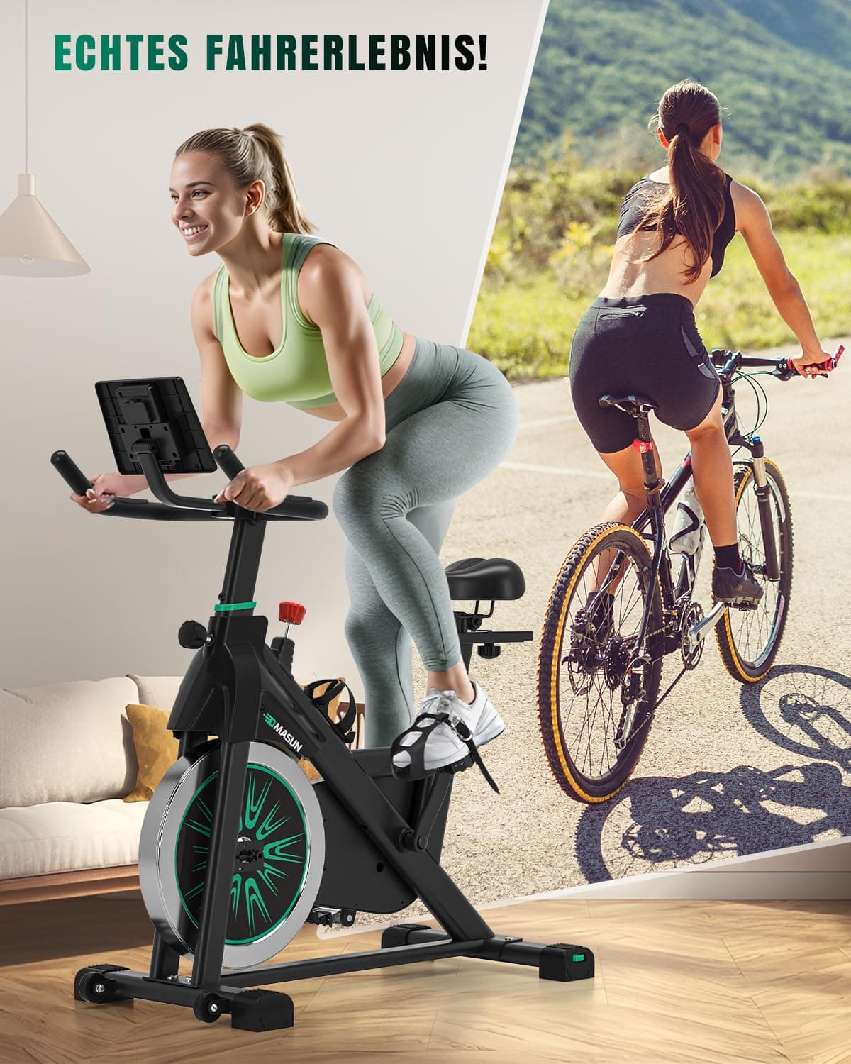 DMASUN Neu Heimtrainer Fahrrad – Bild 7