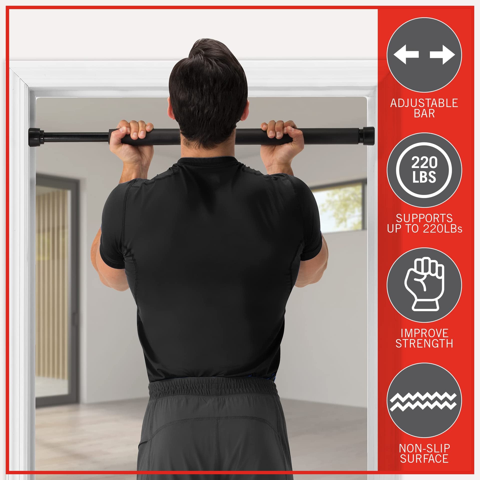 Goodlife Fitness Foam Covered Chinning & Sit-up Bar – Bild 4