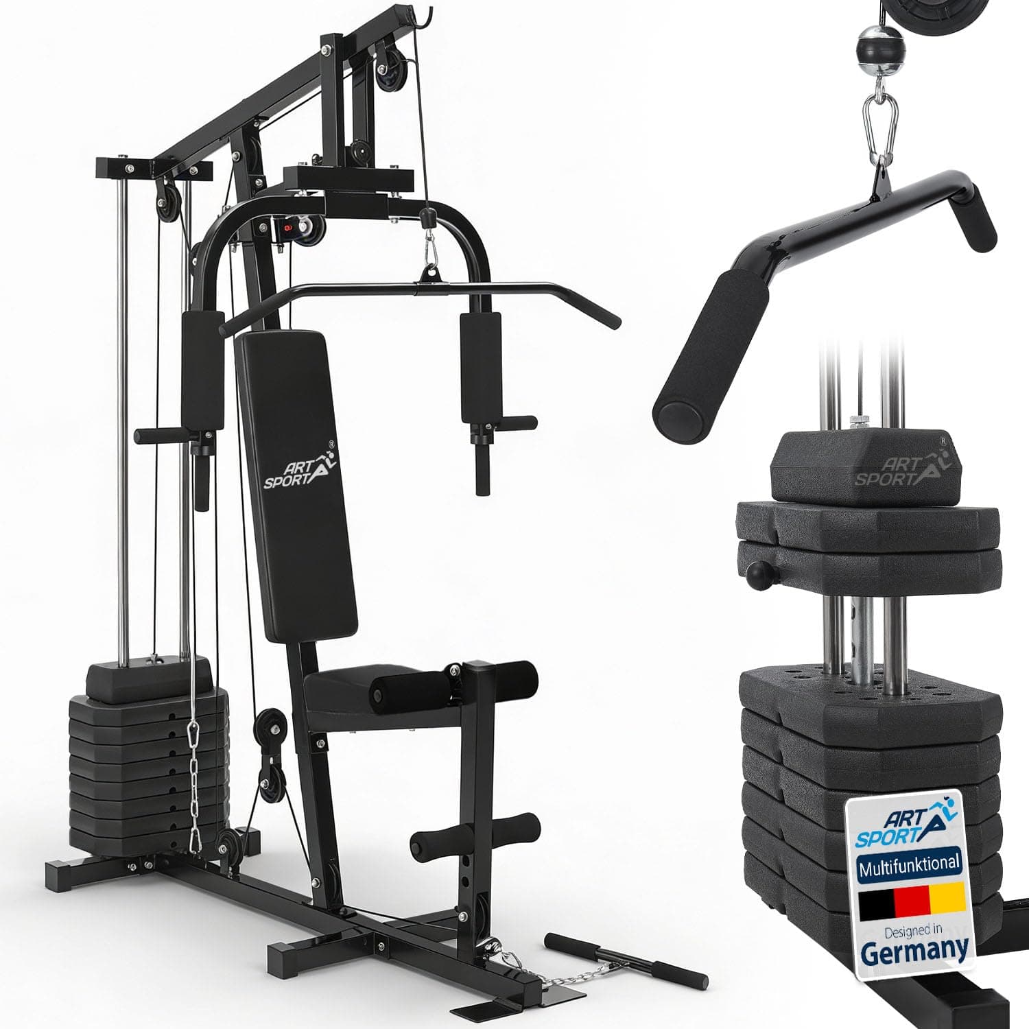 ArtSport Kraftstation ProfiGym 2000 mit Latzug- &
