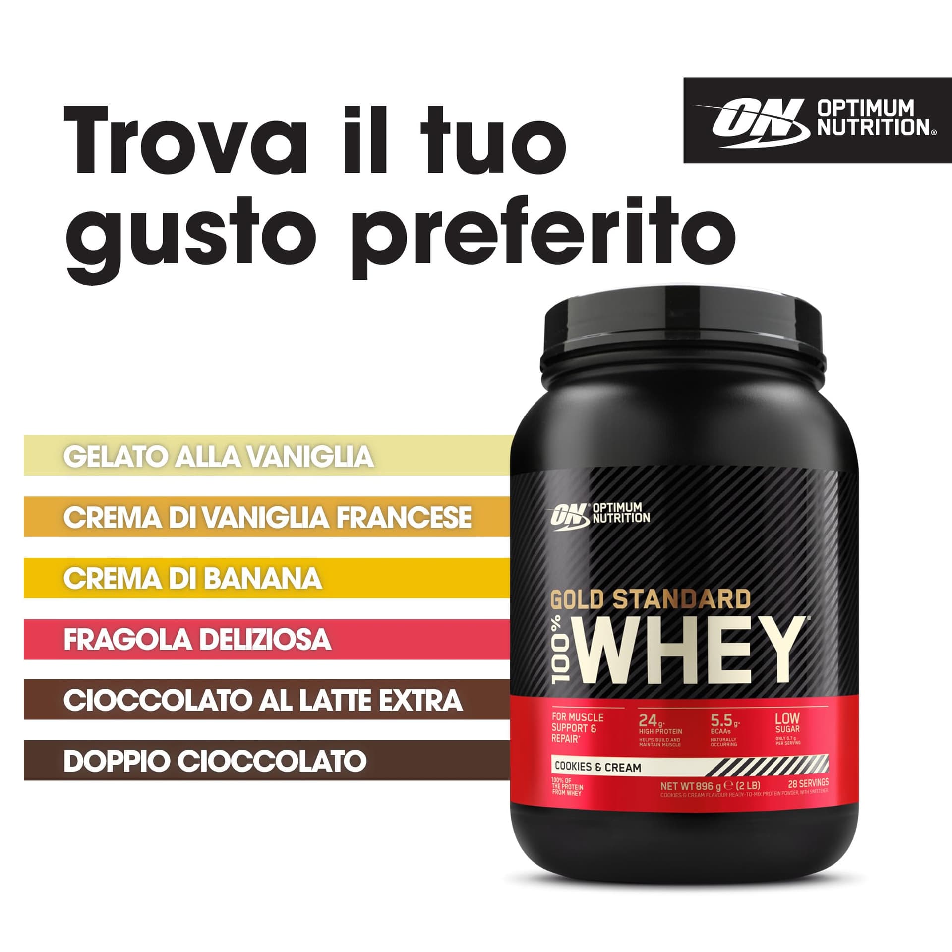 Optimum Nutrition Gold Standard 100% Whey – Bild 5
