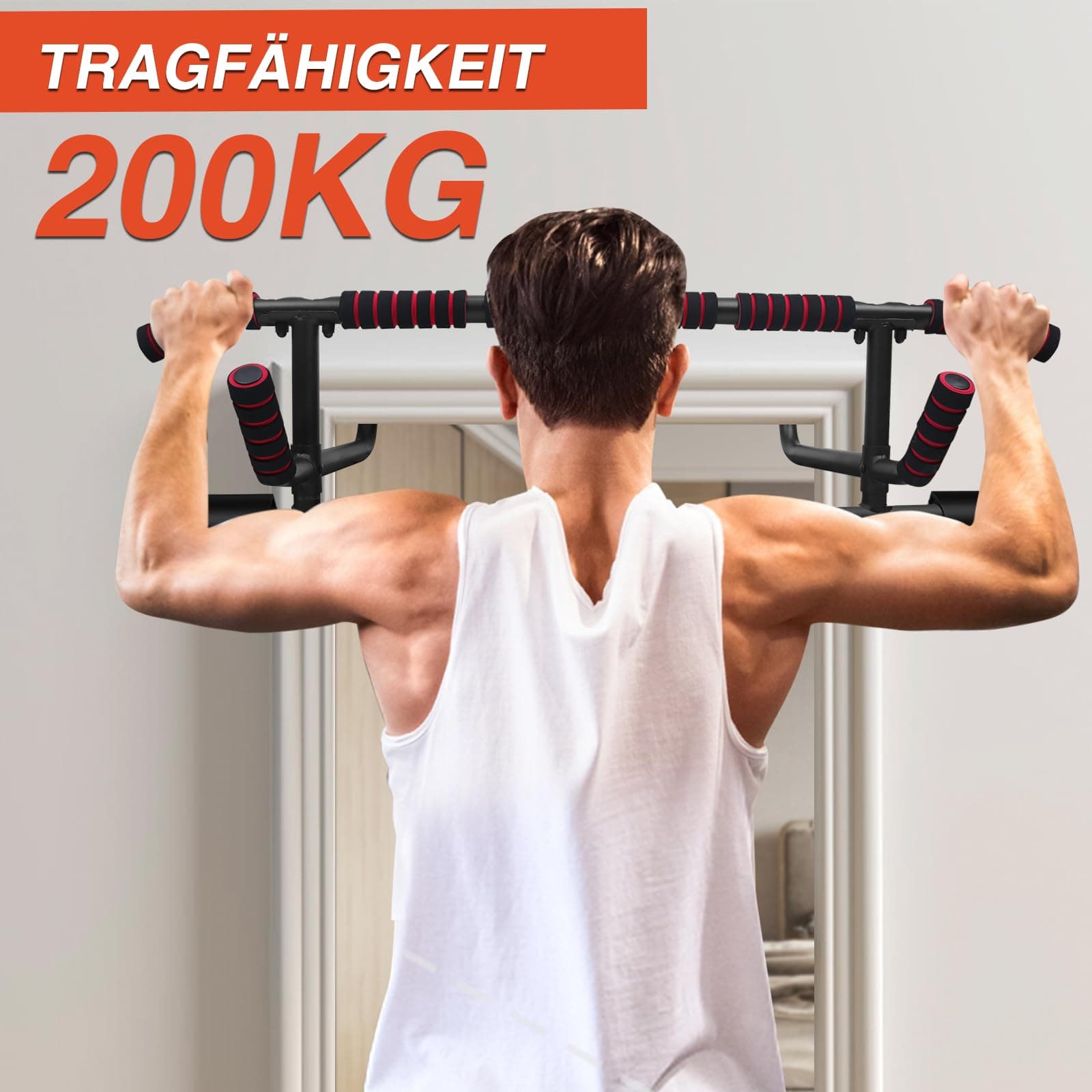 DH FitLife Klimmzugstange Türrahmen ohne Schrauben – Bild 6