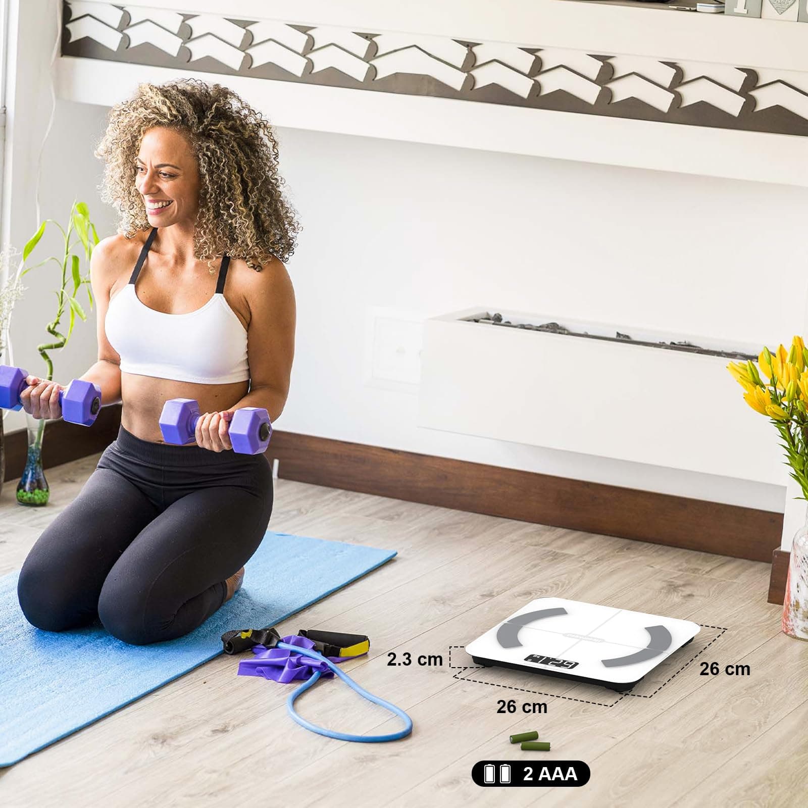 Healthkeep Smart Body Fat Scale with 13 Body Composition – Bild 8