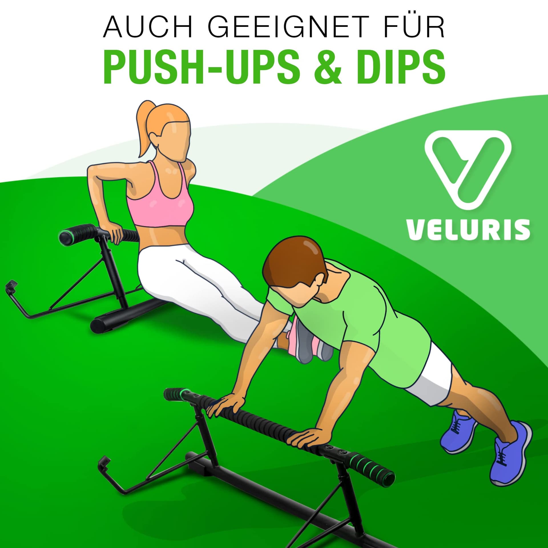 Veluris Barre de traction pour cadre de porte – Bild 7