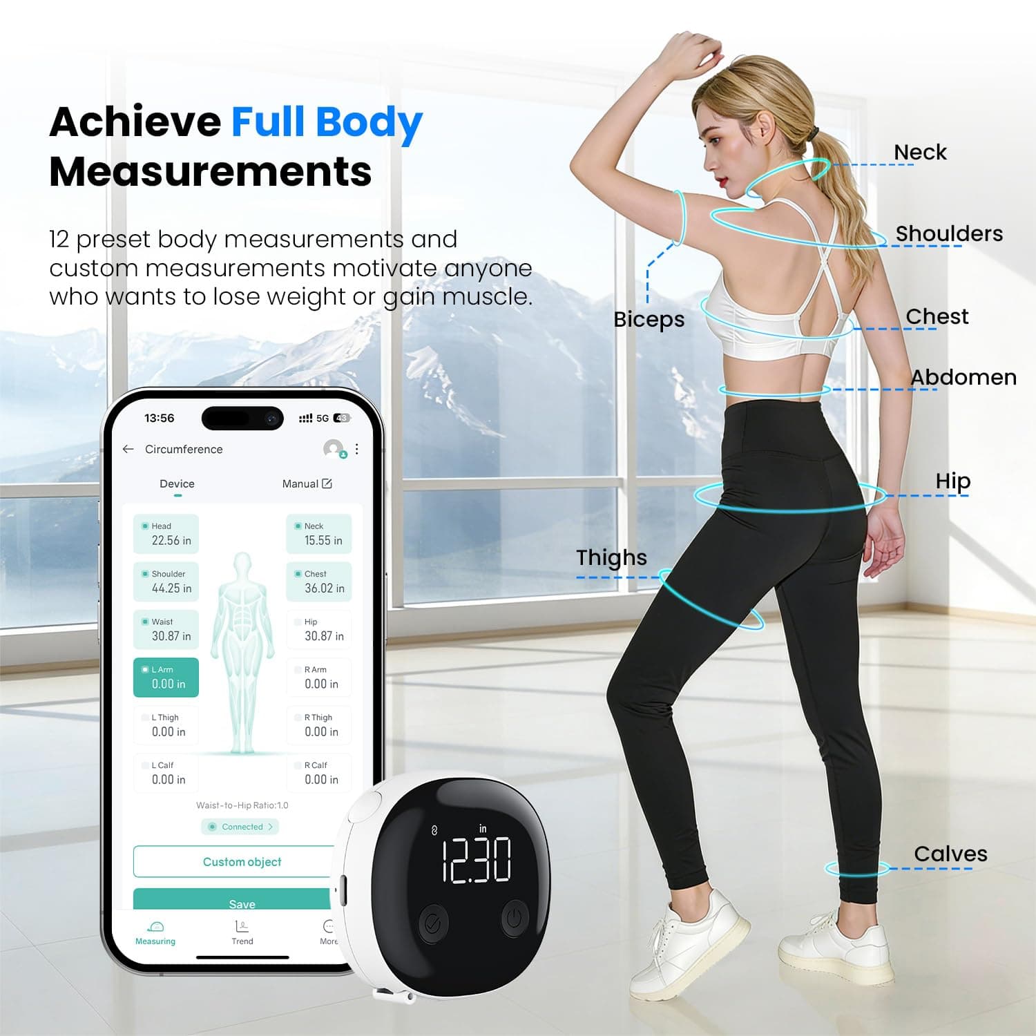 AXV Smart Tape Measure Body – Bild 3