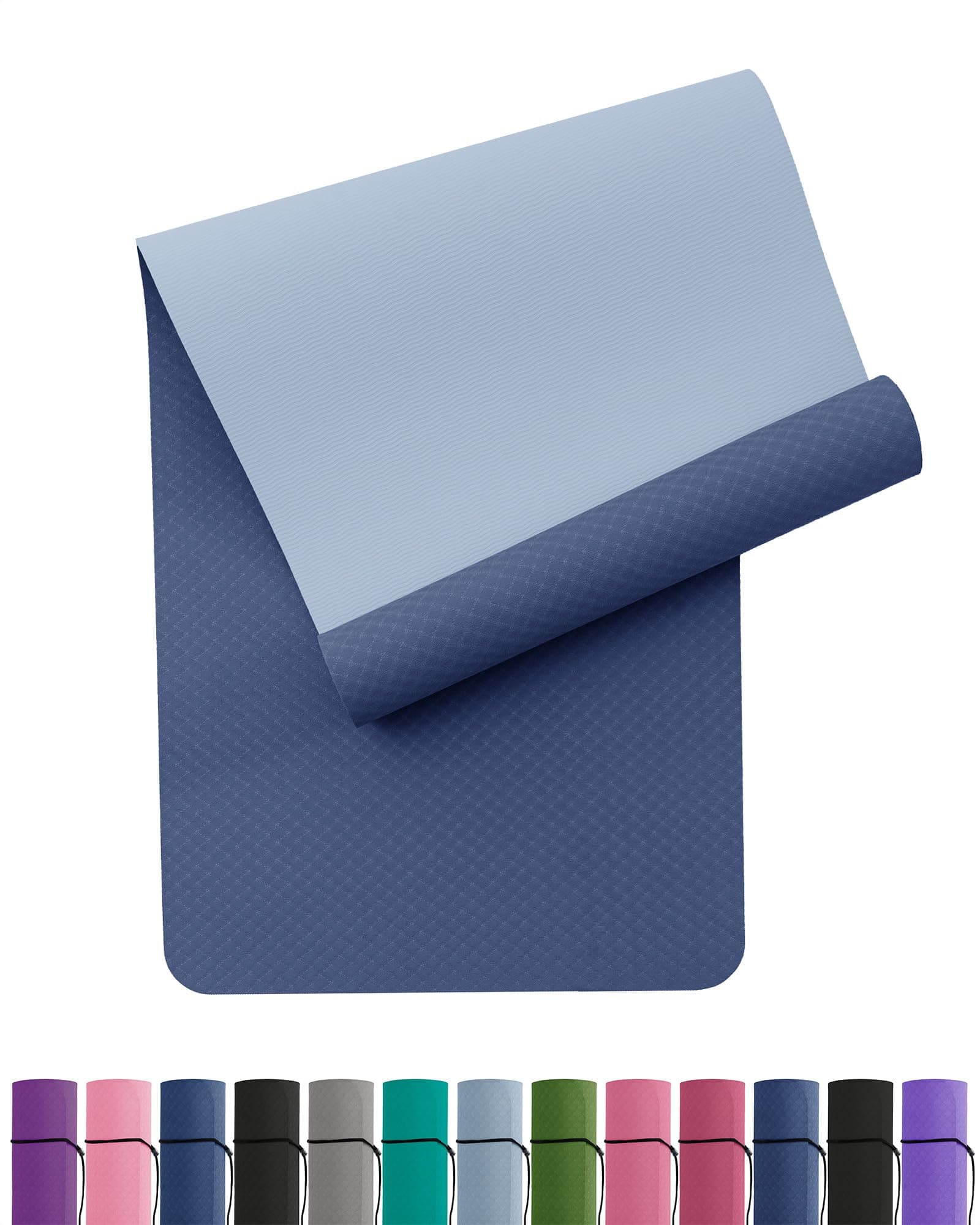 Narwhal Oak & Tea Tapete de Yoga Grueso y Antideslizante Para