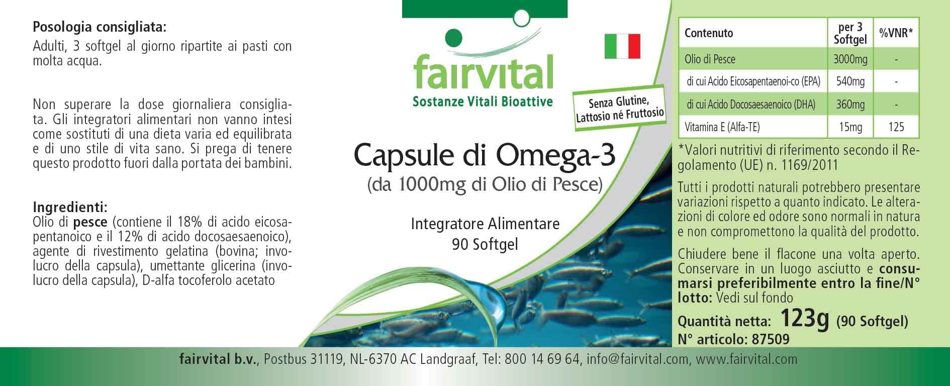 fairvital Omega-3-capsules van 1000mg – Bild 6
