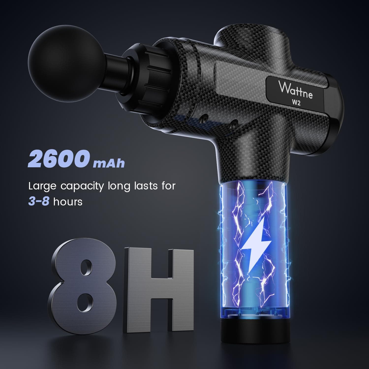 Wattne Muscle Massage Gun Deep Tissue Percussion Massager – Bild 4