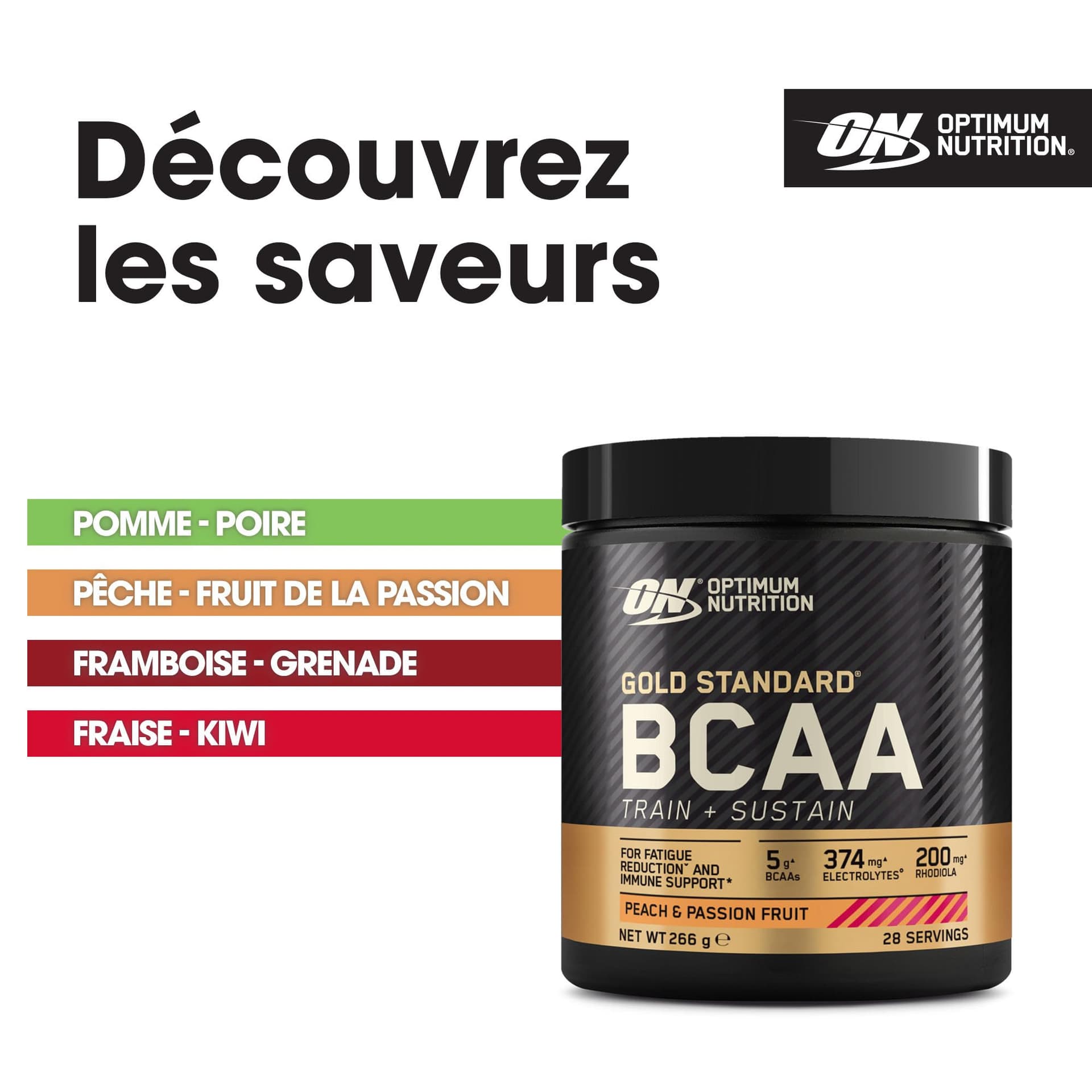 Optimum Nutrition Gold Standard BCAA Train + Sustain – Bild 5