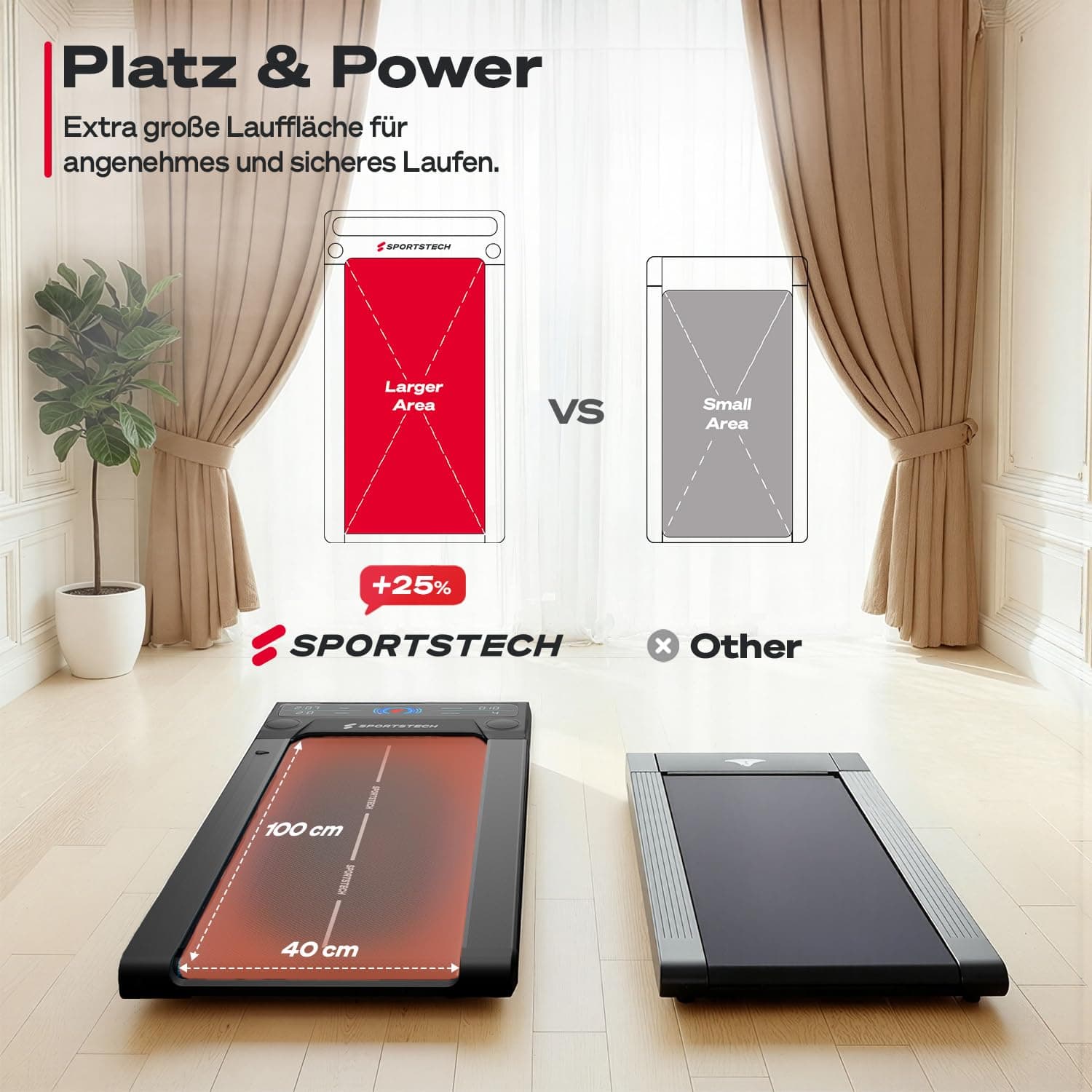 Sportstech sWalk Walking Pad – Bild 7