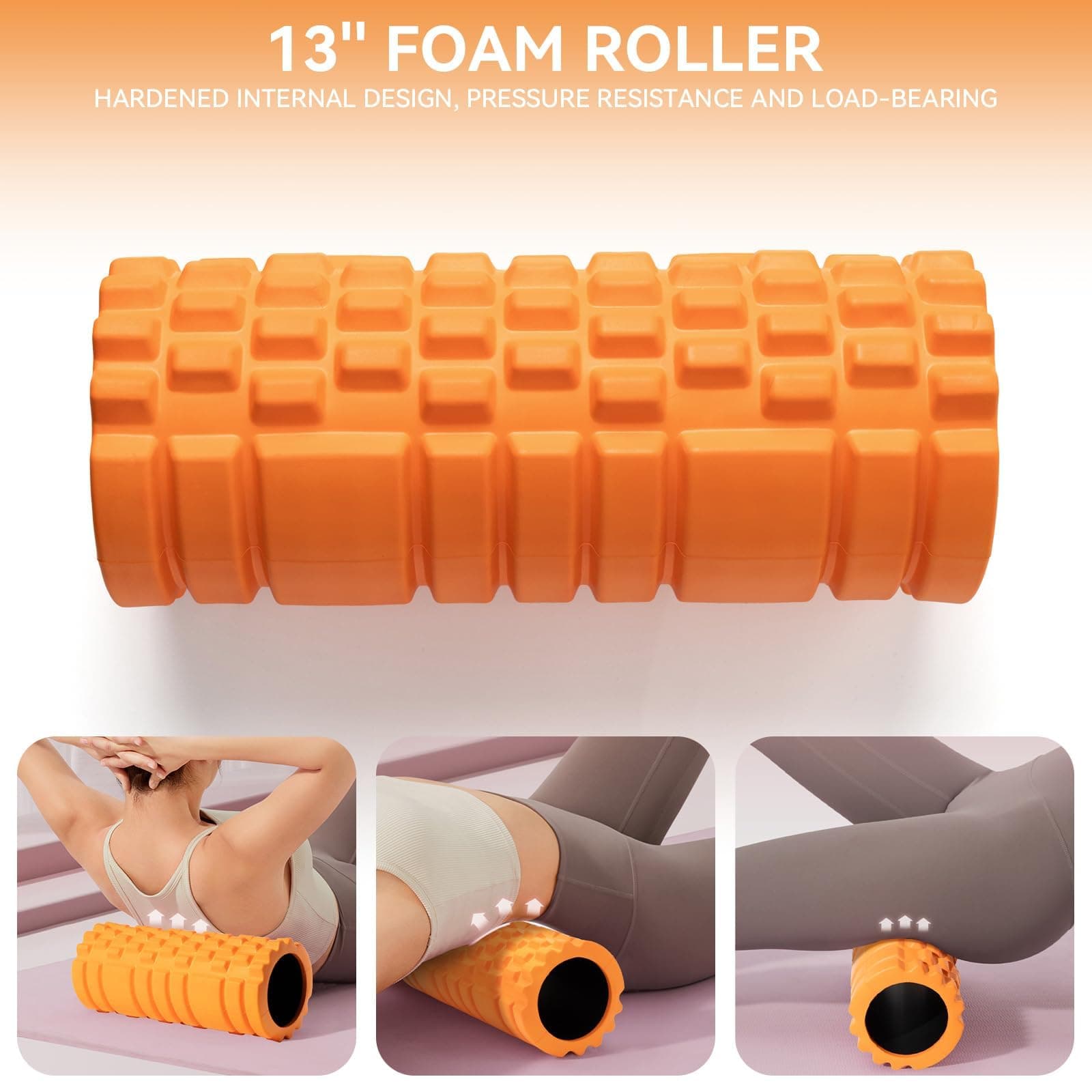 Krightlink Foam Roller High Density 13" Patented Exercise – Bild 4