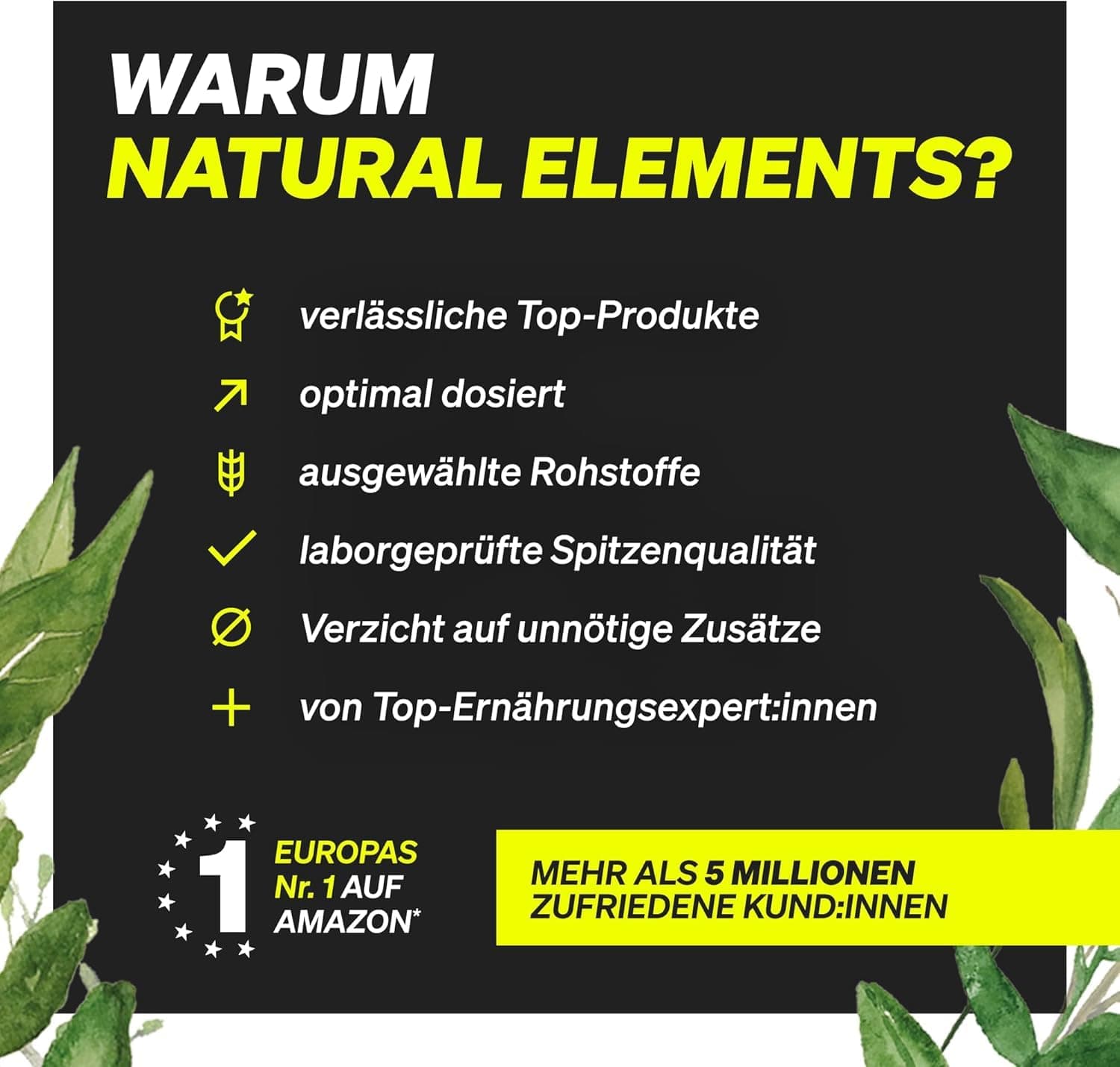 natural elements Omega 3 (2er Set) – 2x 365 Kapseln – Bild 2