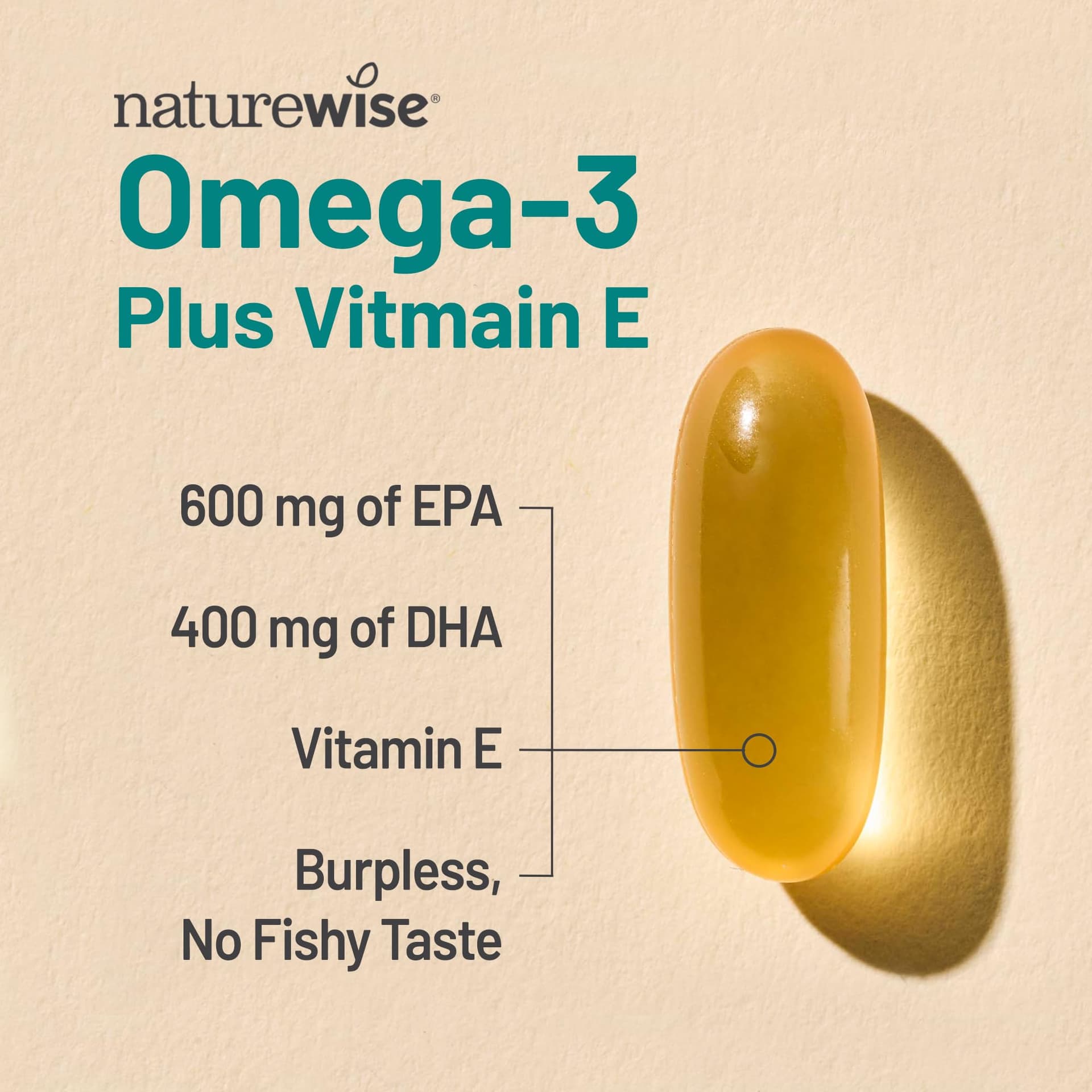 NatureWise Extra-Strength Omega 3 Fish Oil Supplement – Bild 3